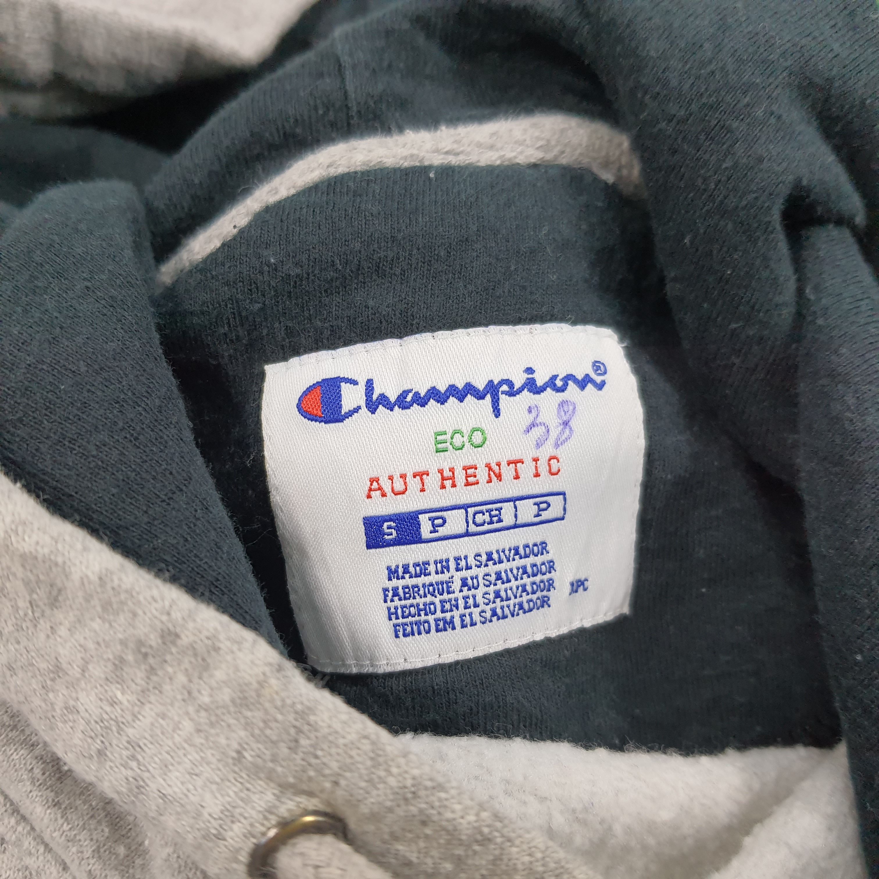 Champion × Vintage Vintage Champion Big Logo Hoodie Size US S / EU 44-46 / 1 - 4 Thumbnail