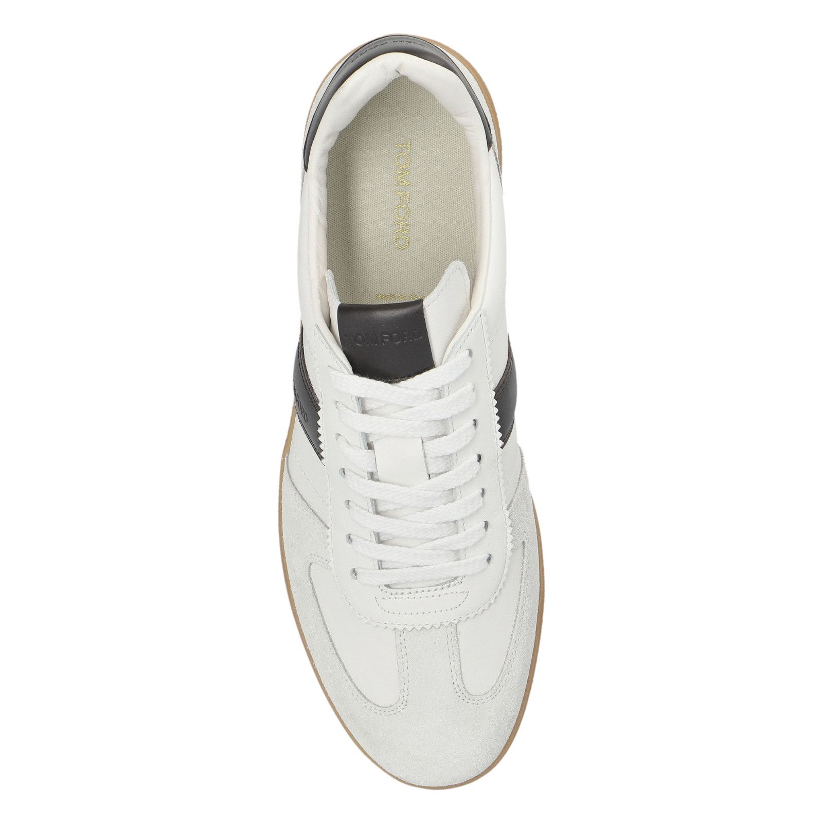 Tom Ford TOM FORD White Suede Sneakers New & Authentic (Men's size:US Size US 8.5 / EU 41-42 - 4 Thumbnail