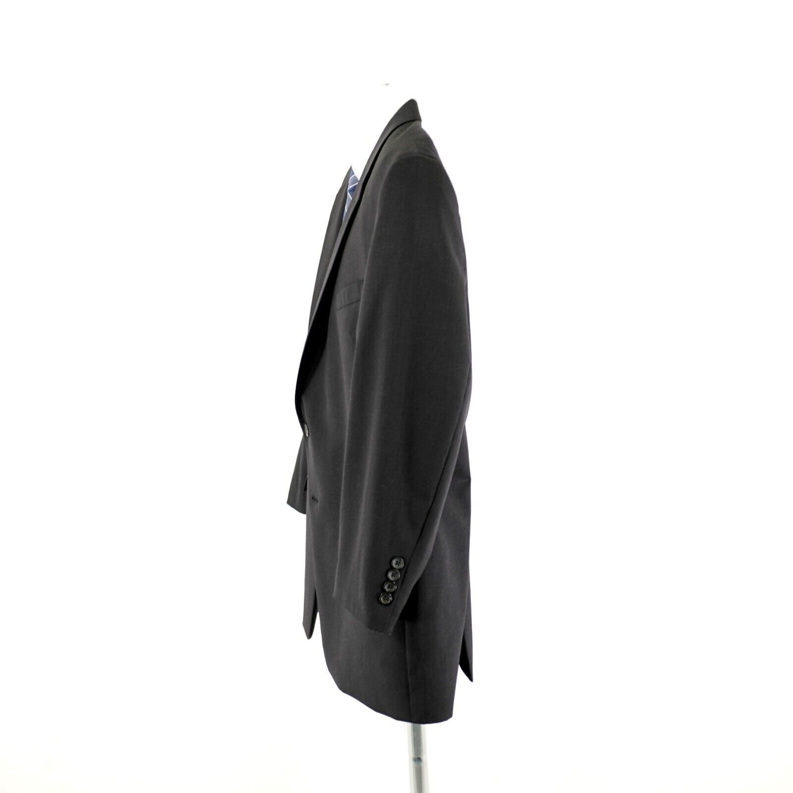 Pronto Uomo Pronto Uomo Platinum Executive Fit Wool Gray 2 Button Blazer Size 46R - 6 Thumbnail
