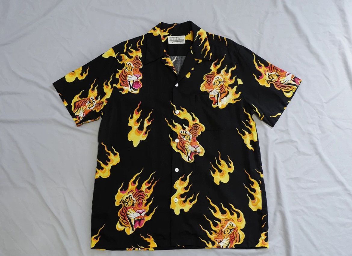 Wacko Maria Wacko Maria Timlech Short Sleeve Shirt - DMC Size US L / EU 52-54 / 3 - 1 Thumbnail