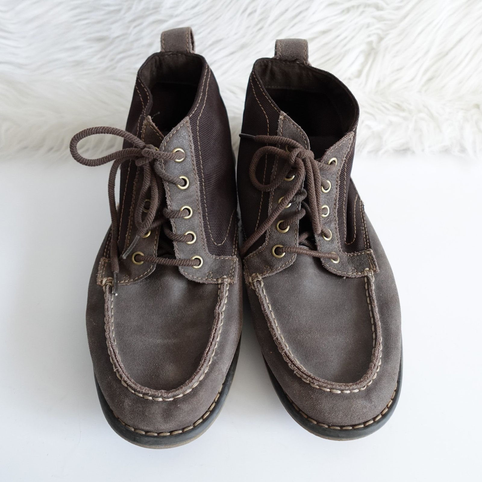 Timberland Timberland Chukka Boots Suede Canvas Brown Earthkeepers Size US 8.5 / EU 41-42 - 5 Thumbnail