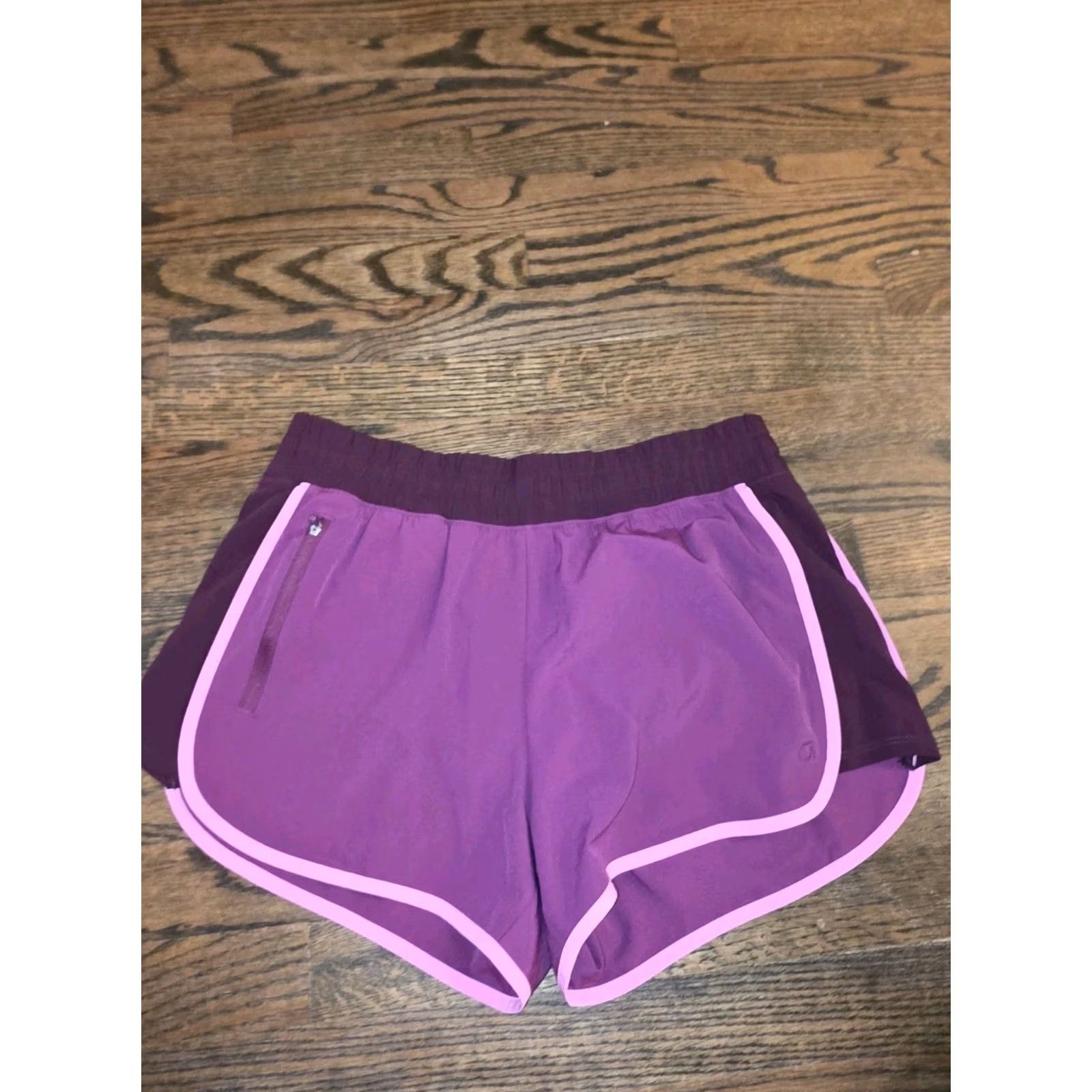 Vintage VINTAGE Gap Fit Lined Running Athletic Shorts Purple Pink Womens M Inseam 4 in Comfort Breathable Elastic Waist Easy Care Regular Size Mq Size 32" / US 10 / IT 46 - 7 Thumbnail