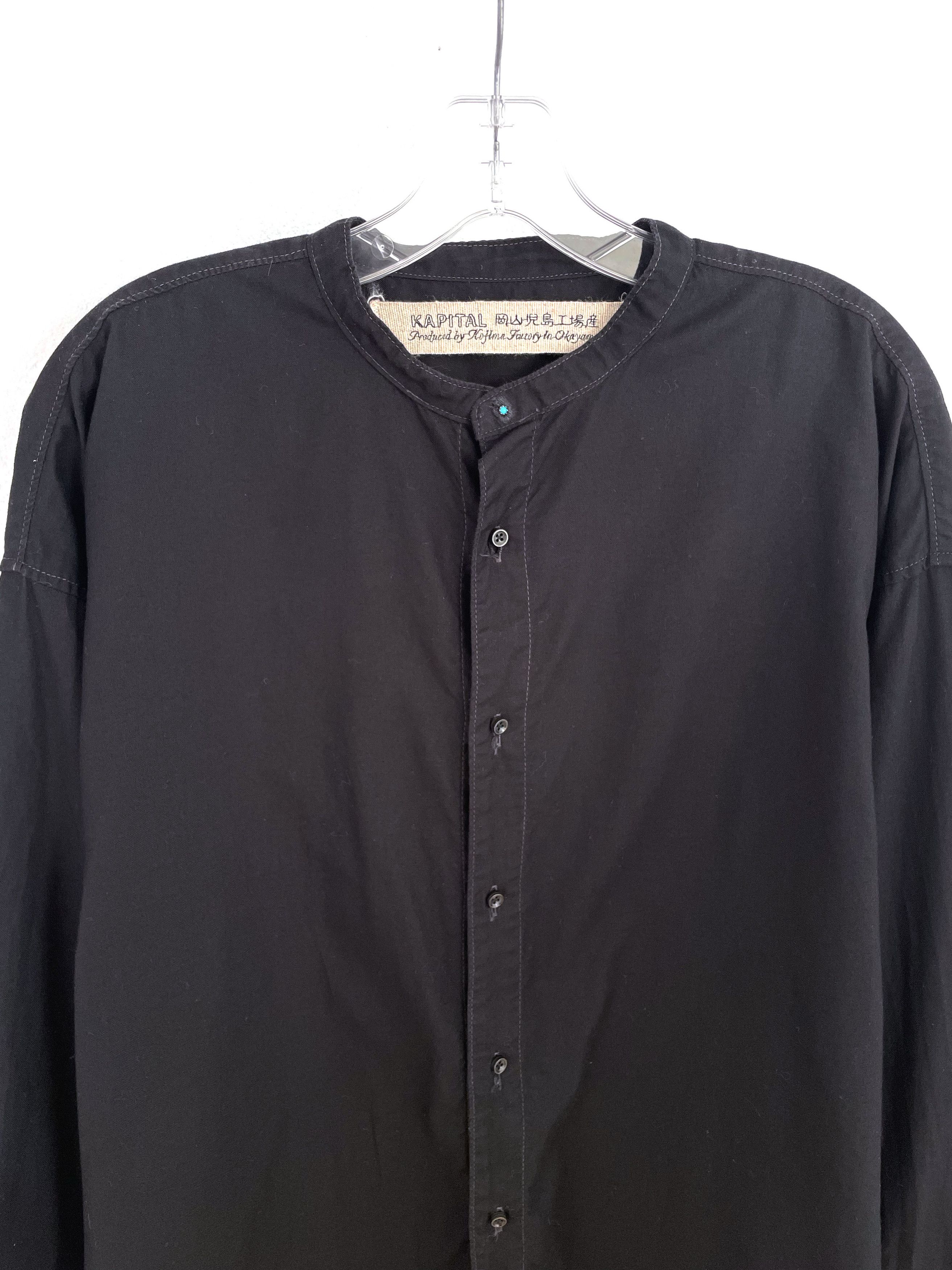 Kapital Blue Accent Button Shirt Size US XL / EU 56 / 4 - 4 Thumbnail