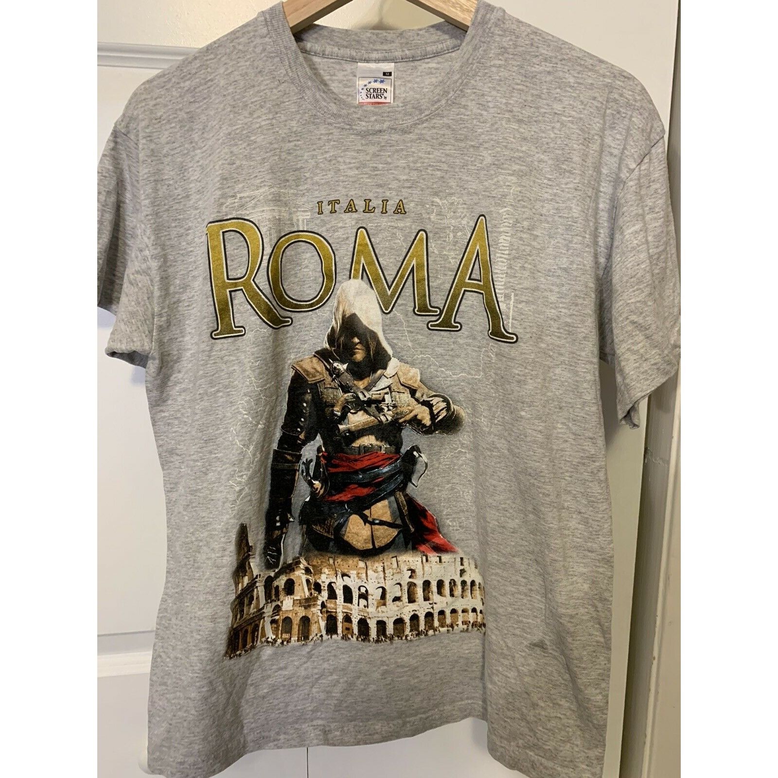 Other Roma Italia Vintage 80s 90s Shirt Souvenir Mens Sz M Great Size US M / EU 48-50 / 2 - 3 Thumbnail