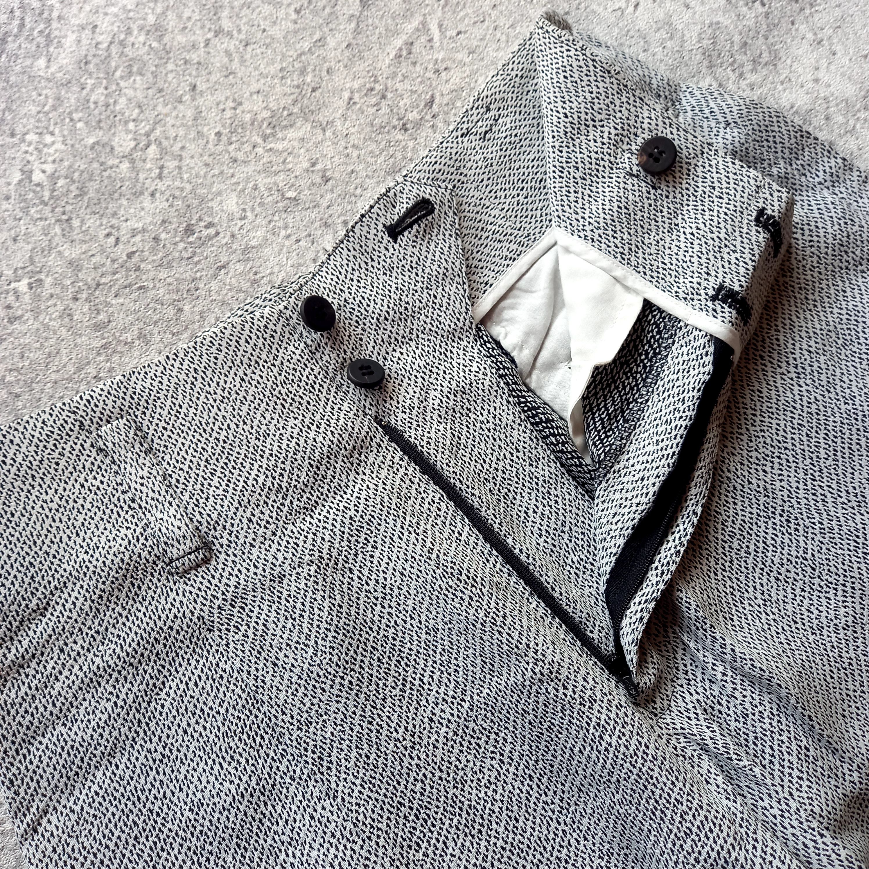 Issey Miyake 1990s Issey Miyake - High Waist Pattern Trouser Pants Size 26" / US 2 / IT 38 - 3 Thumbnail