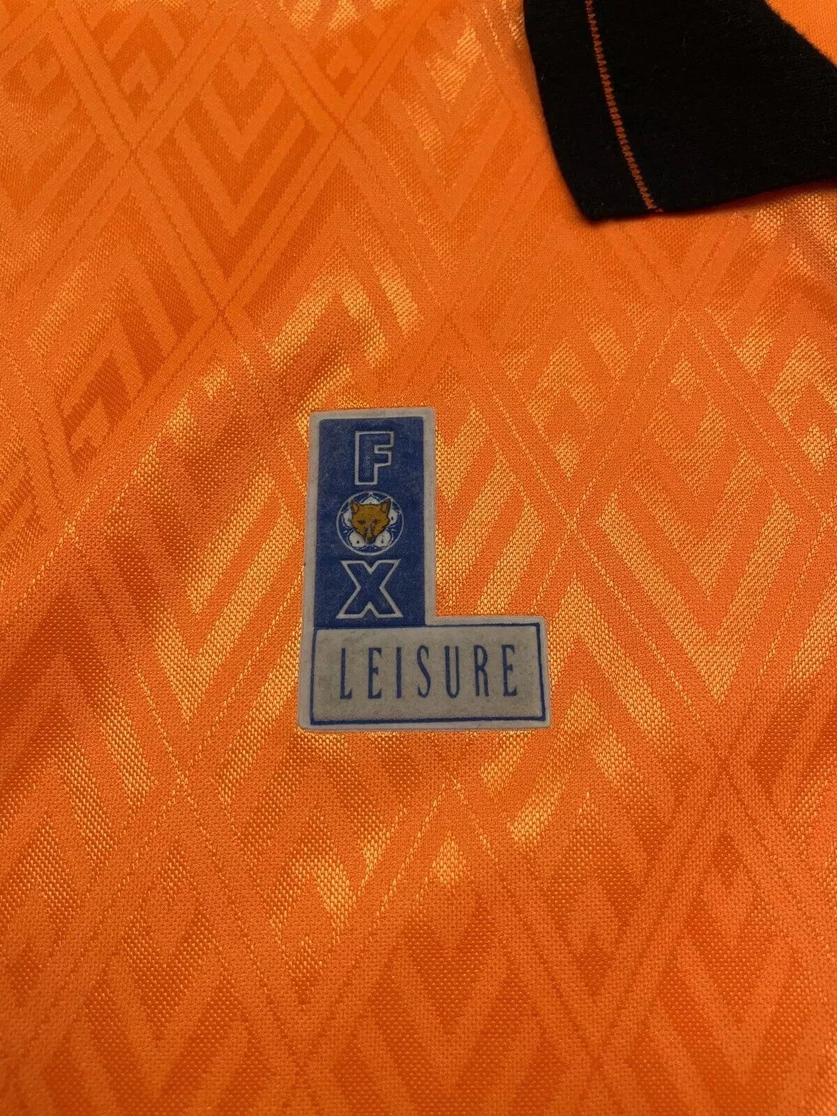Vintage 1990s Leicester City Fox Leisure Vintage Soccer Shirt Size US L / EU 52-54 / 3 - 6 Thumbnail