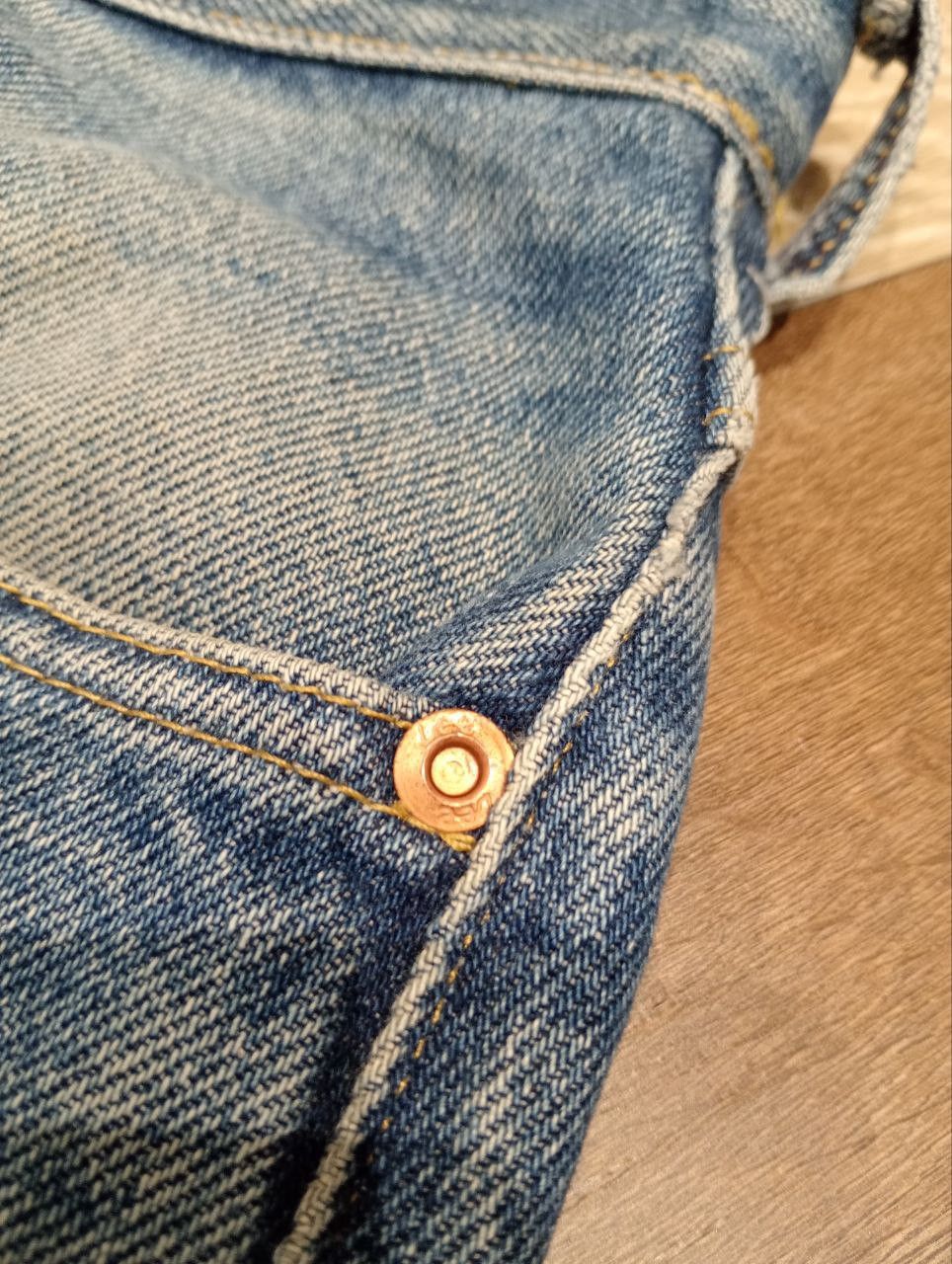 Lee RARE LEE RIDERS VINTAGE DENIM JEANS - SIZE 33x34 Size US 33 - 5 Thumbnail