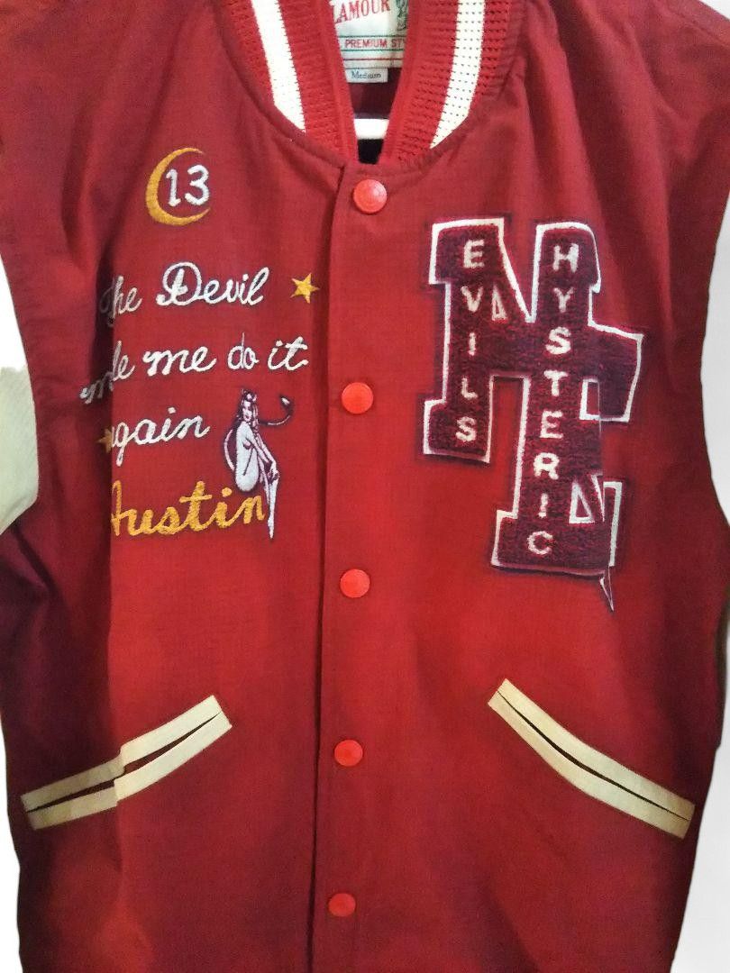 Hysteric Glamour Hysteric Glamour - M Patched Vintage College Leather Jacket Size ONE SIZE - 5 Thumbnail