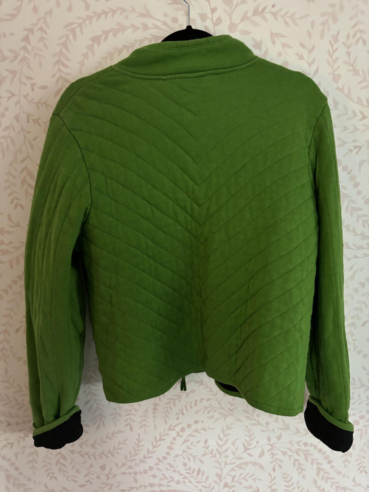 Designer Vintage Cotton Marisa Christina Quilted Green Jacket - XL Size XL / US 12-14 / IT 48-50 - 6 Thumbnail