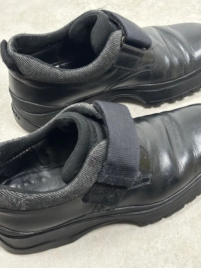 Prada 2000s Prada Black Loafer Velcro Leather Boots Size US 9.5 / EU 42-43 - 7 Thumbnail