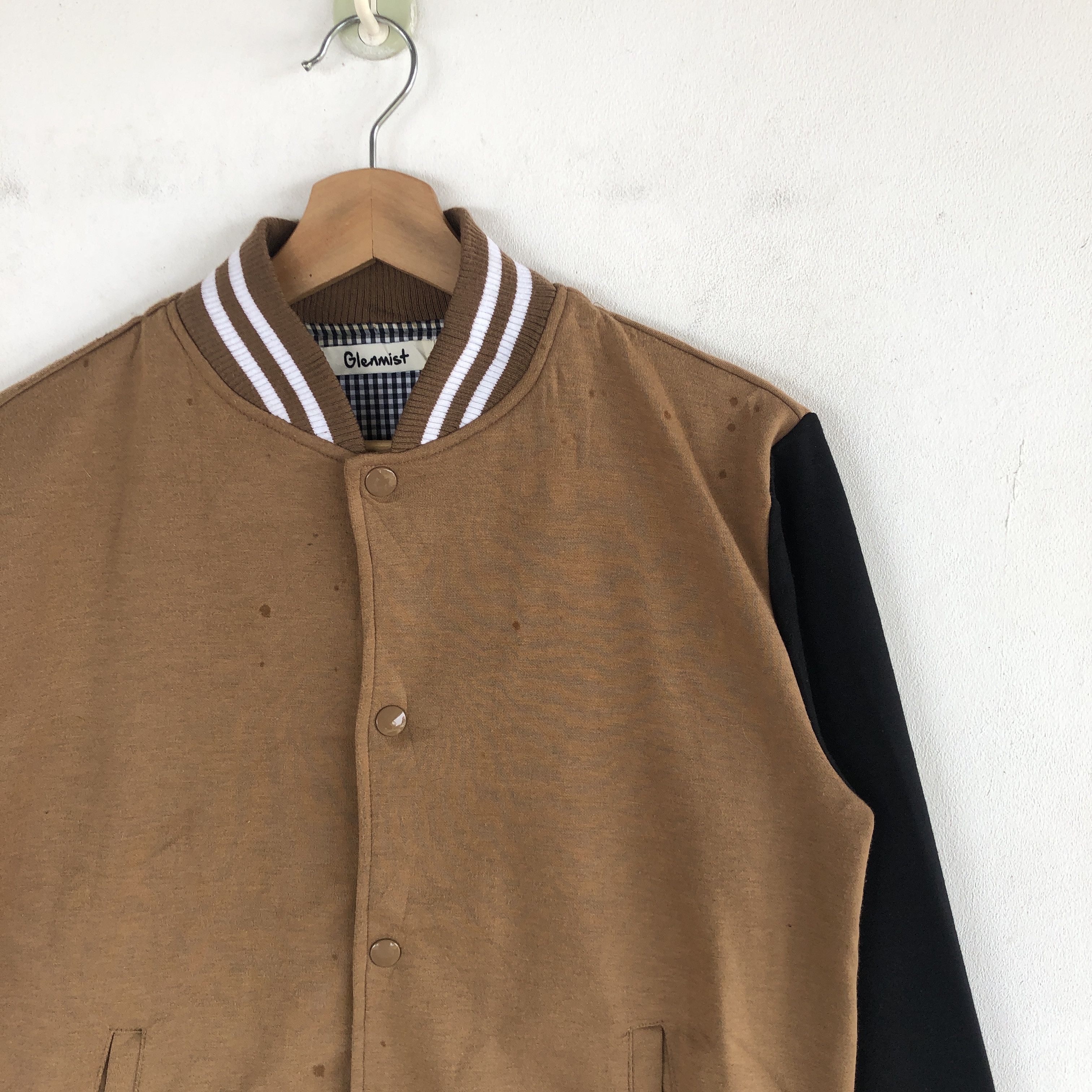 Japanese Brand × Vintage Y2K Japanese Harajuku Varsity Sweater Button Up Sweatshirt Size M / US 6-8 / IT 42-44 - 4 Thumbnail