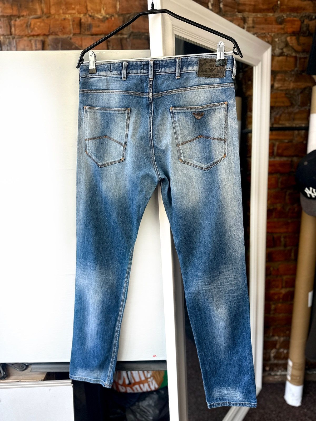 Armani × Giorgio Armani × Vintage Vintage Men’s Armani Jeans Blue Size: 32/33 Size US 32 / EU 48 - 1 Thumbnail