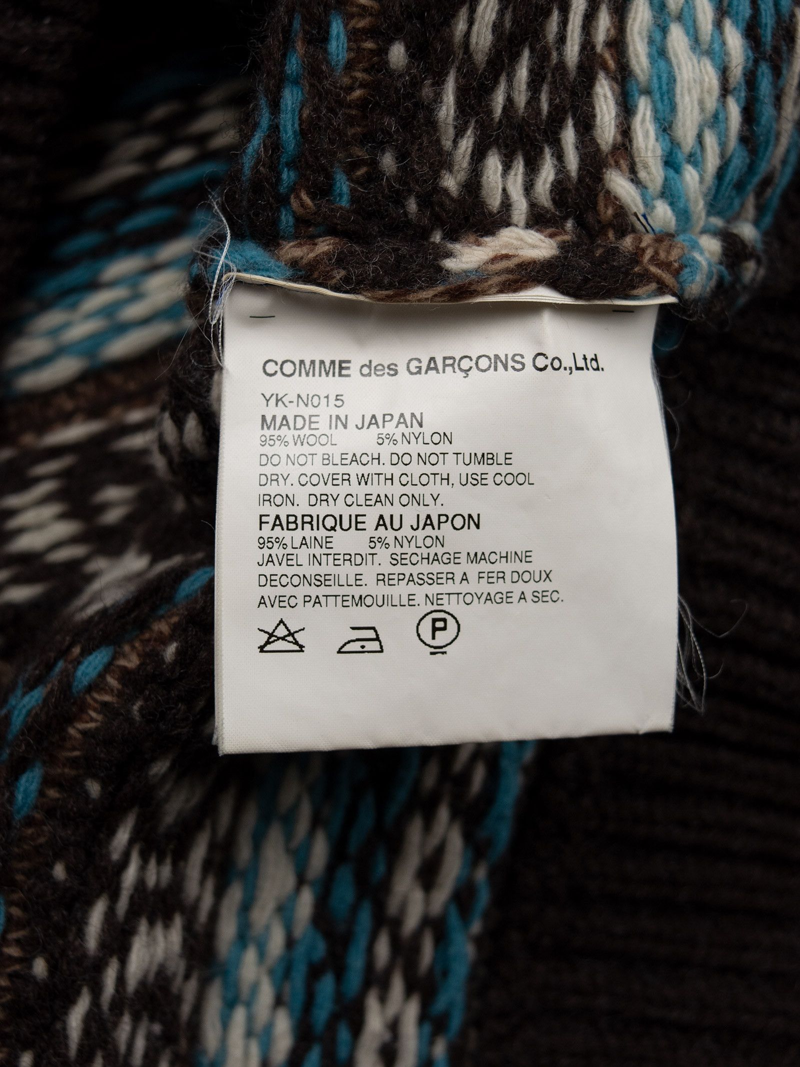 Junya Watanabe Junya Watanabe MAN - A/W 2003 - fair isle wool sweater Size US S / EU 44-46 / 1 - 8 Thumbnail