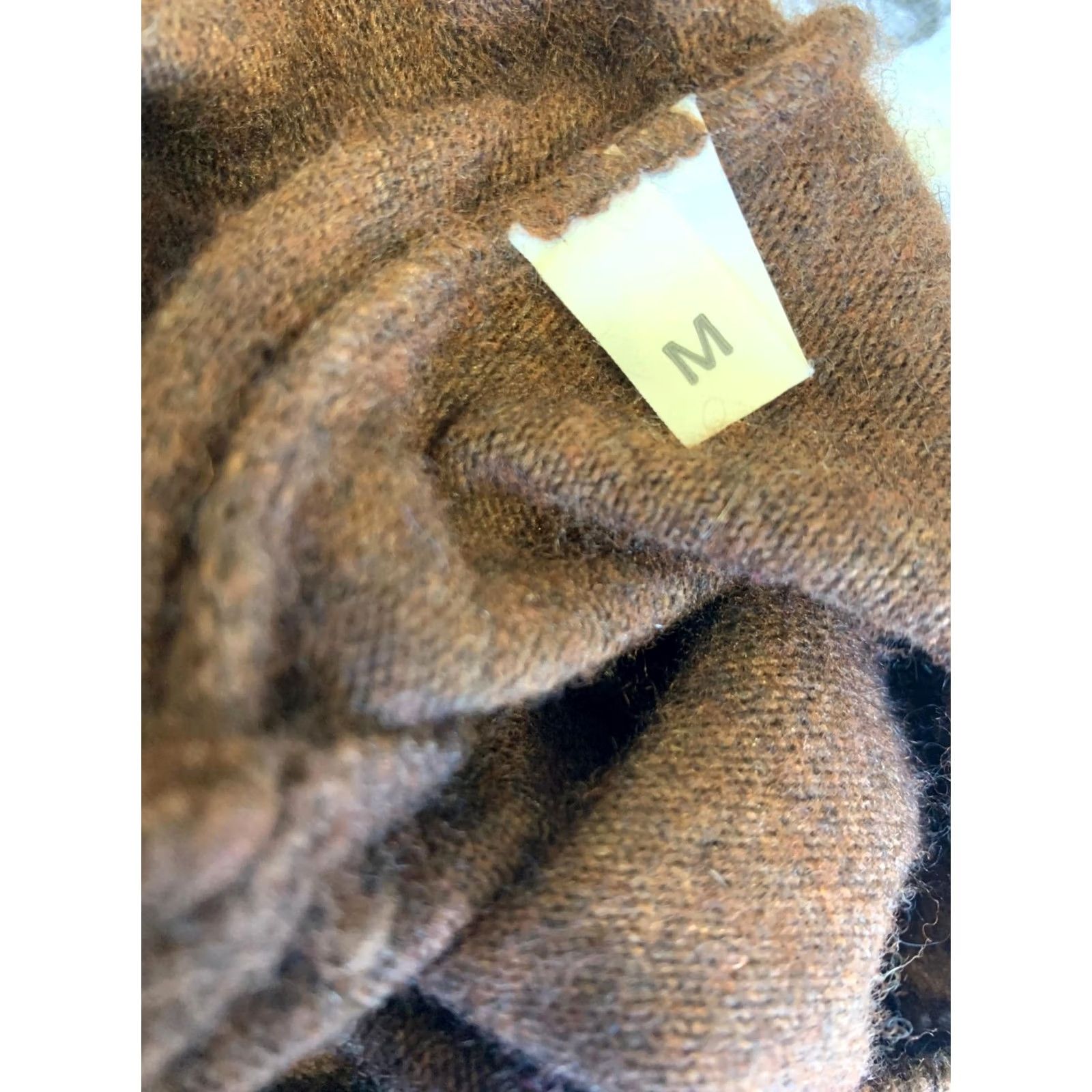 Vintage Misto Cashmere Brown Wool Sweater Men’s M Crewneck Knit Pullover Made in Italy Size US M / EU 48-50 / 2 - 5 Thumbnail