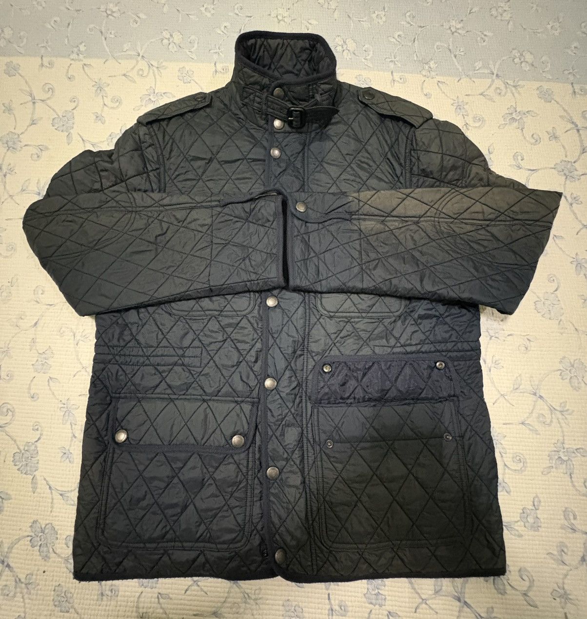 Burberry Burberry Brit Quilted Sun Faded Jacket Size US L / EU 52-54 / 3 - 5 Thumbnail