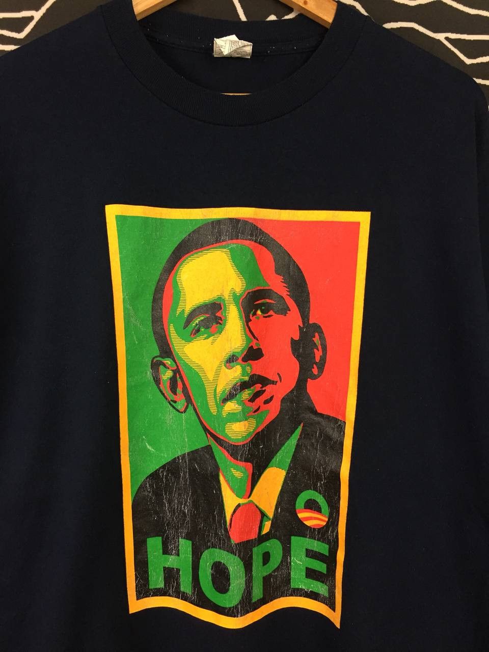 Rap Tees × Vintage Vtg Barack Obama HOPE Longsleeve Tee Size US L / EU 52-54 / 3 - 3 Thumbnail