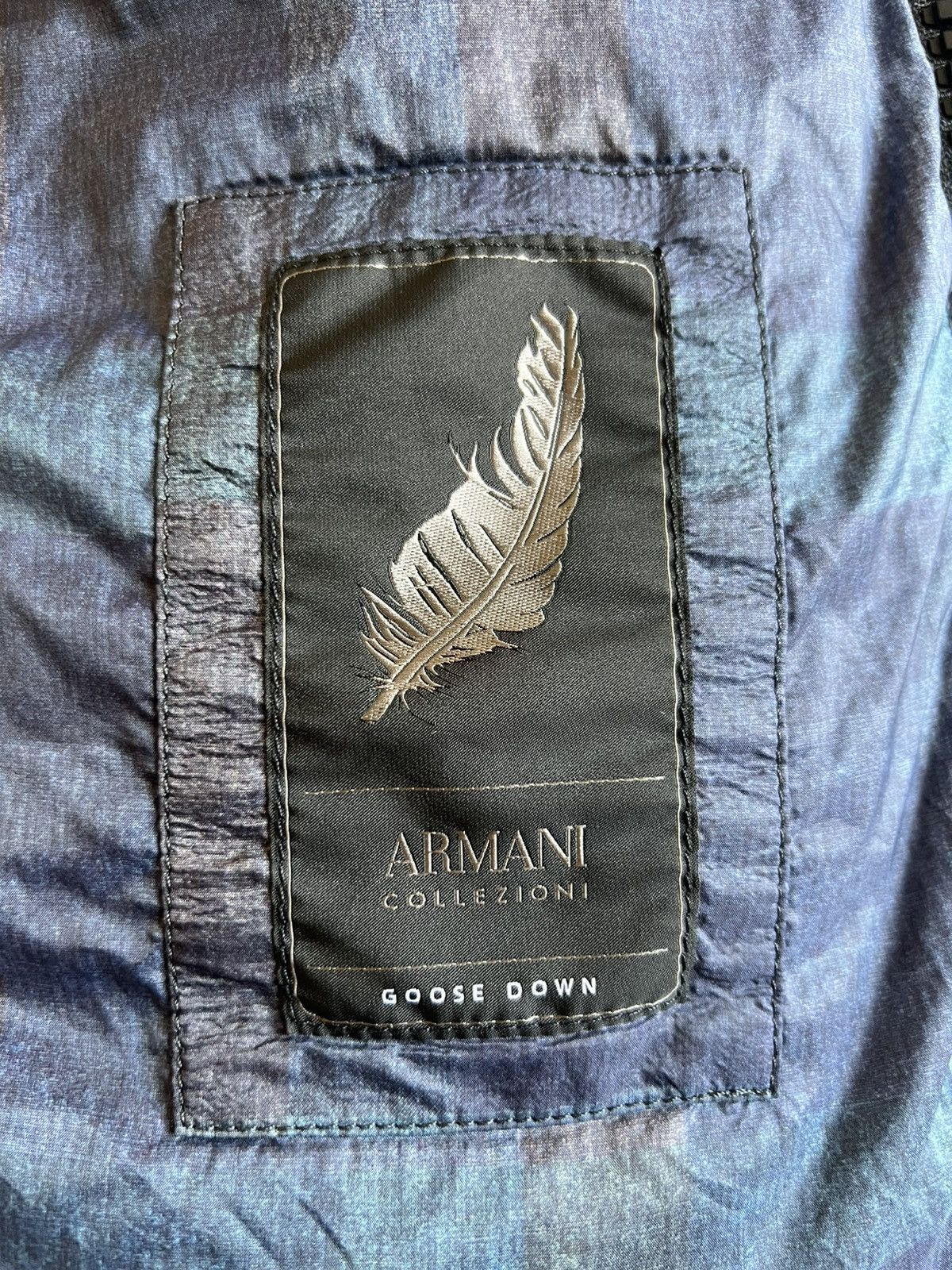 Giorgio Armani Rare Armani Collezioni Goose Down Puffer Jacket Blue Size US L / EU 52-54 / 3 - 3 Thumbnail
