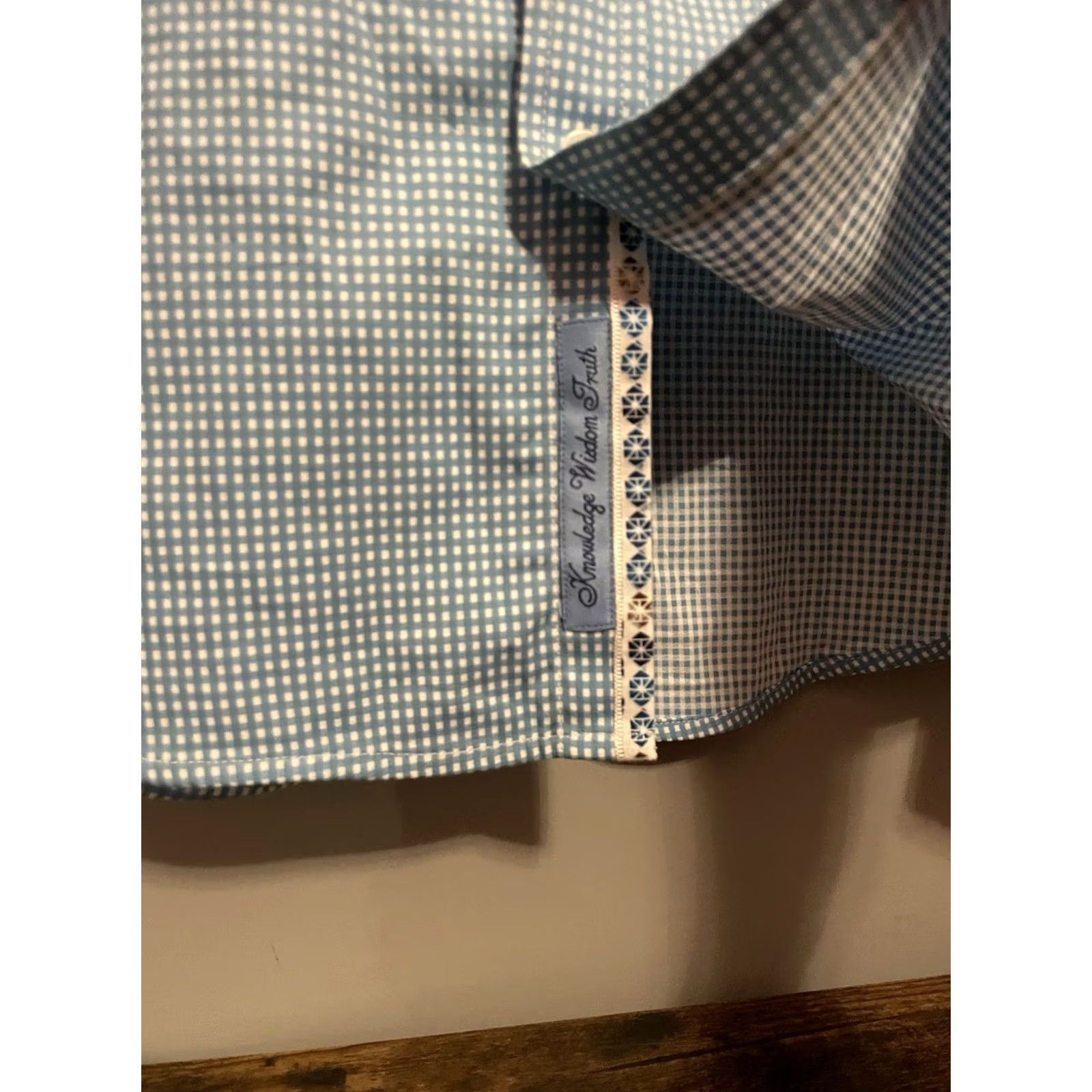 Robert Graham Robert Graham Shirt Mens XL Modern Americana Button Up Blue White Preppy (D359) | Classic Pattern Size US XL / EU 56 / 4 - 5 Thumbnail
