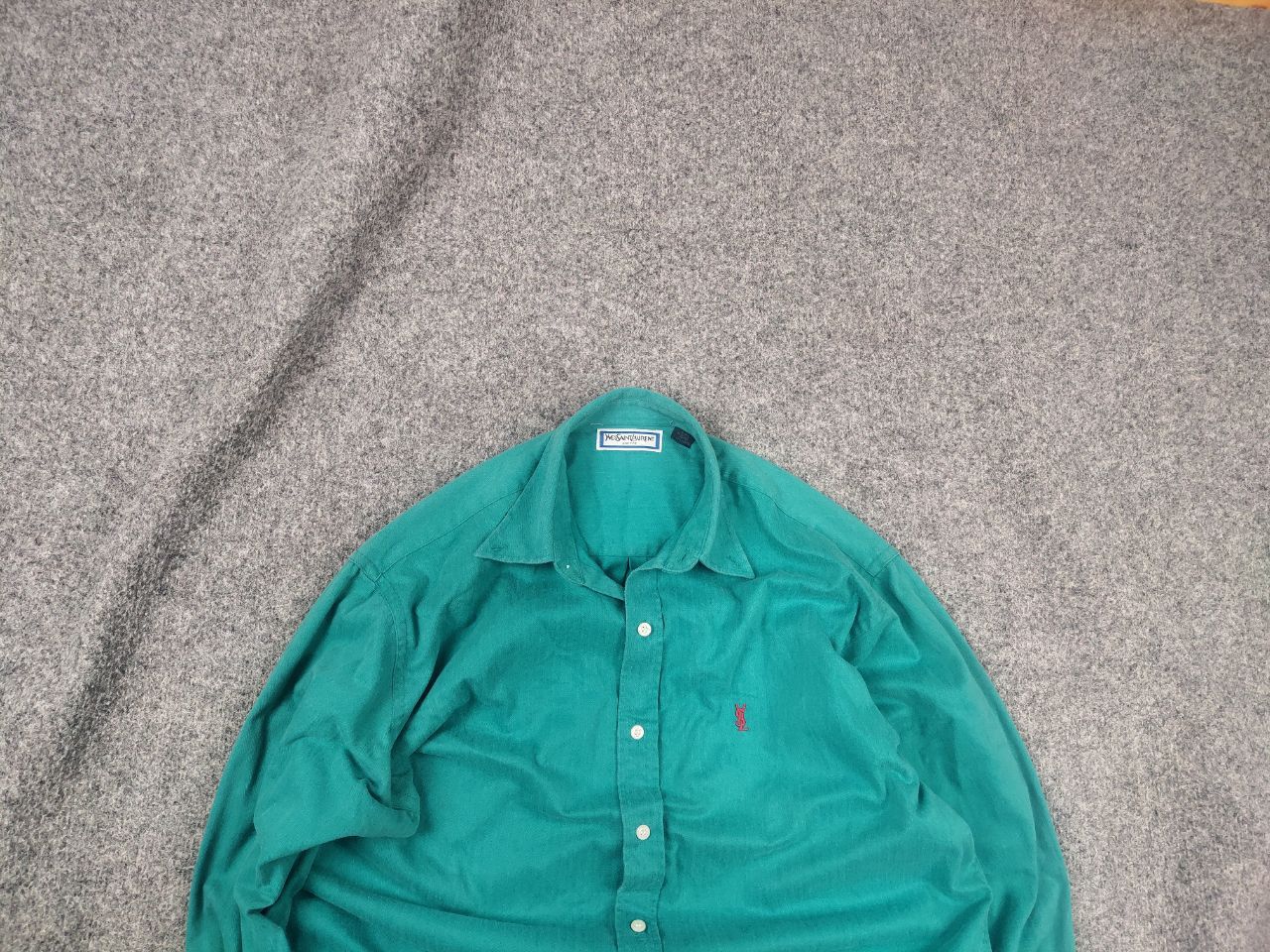 Yves Saint Laurent Vintage 80 - 90's Yves Saint Laurent Paris Long sleeve shirt Size US M / EU 48-50 / 2 - 1 Thumbnail