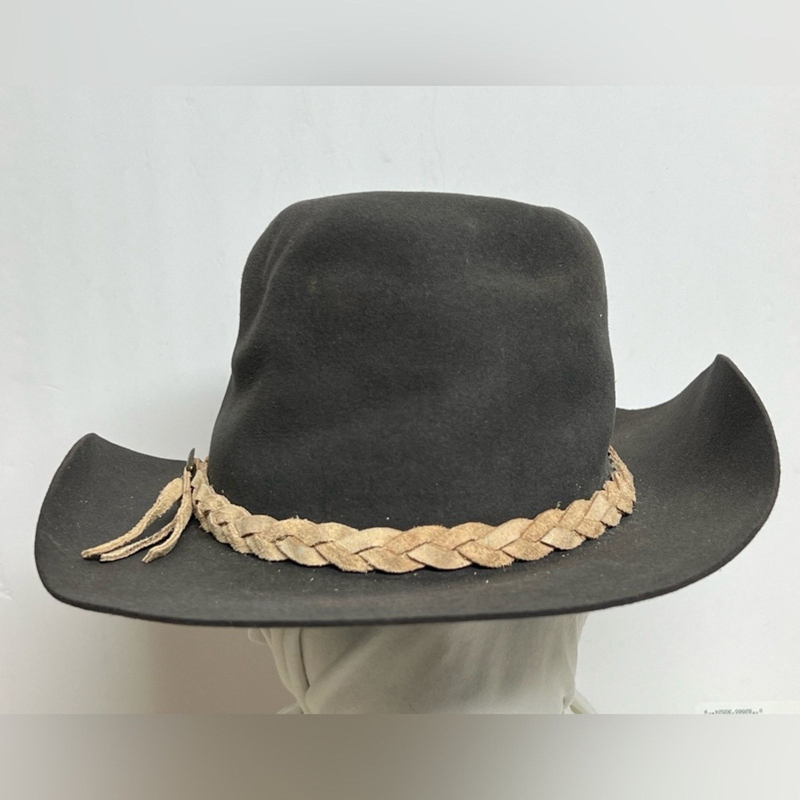 Vintage McCracken Western Cowboy Hat Fur Felt Made Australia Akubra Size ONE SIZE - 3 Thumbnail