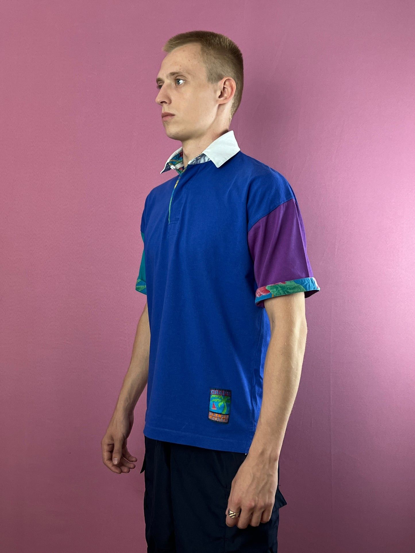 Chaps Ralph Lauren × Vintage 90s Chaps Ralph Lauren Vintage Men's Polo Shirt - S Size US S / EU 44-46 / 1 - 1 Thumbnail