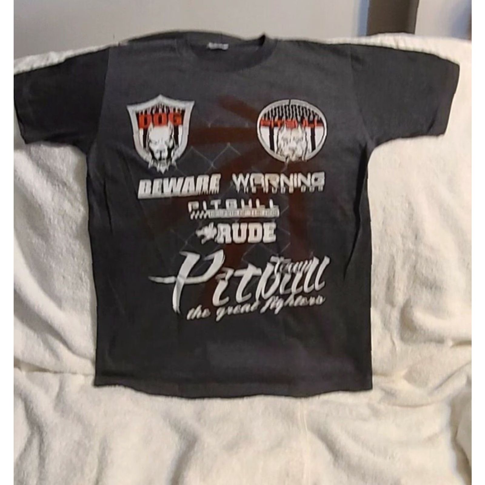 Vintage Pitbull Team Mens Charcoal Gray Extra Large XL Shirt Size US M / EU 48-50 / 2 - 3 Thumbnail