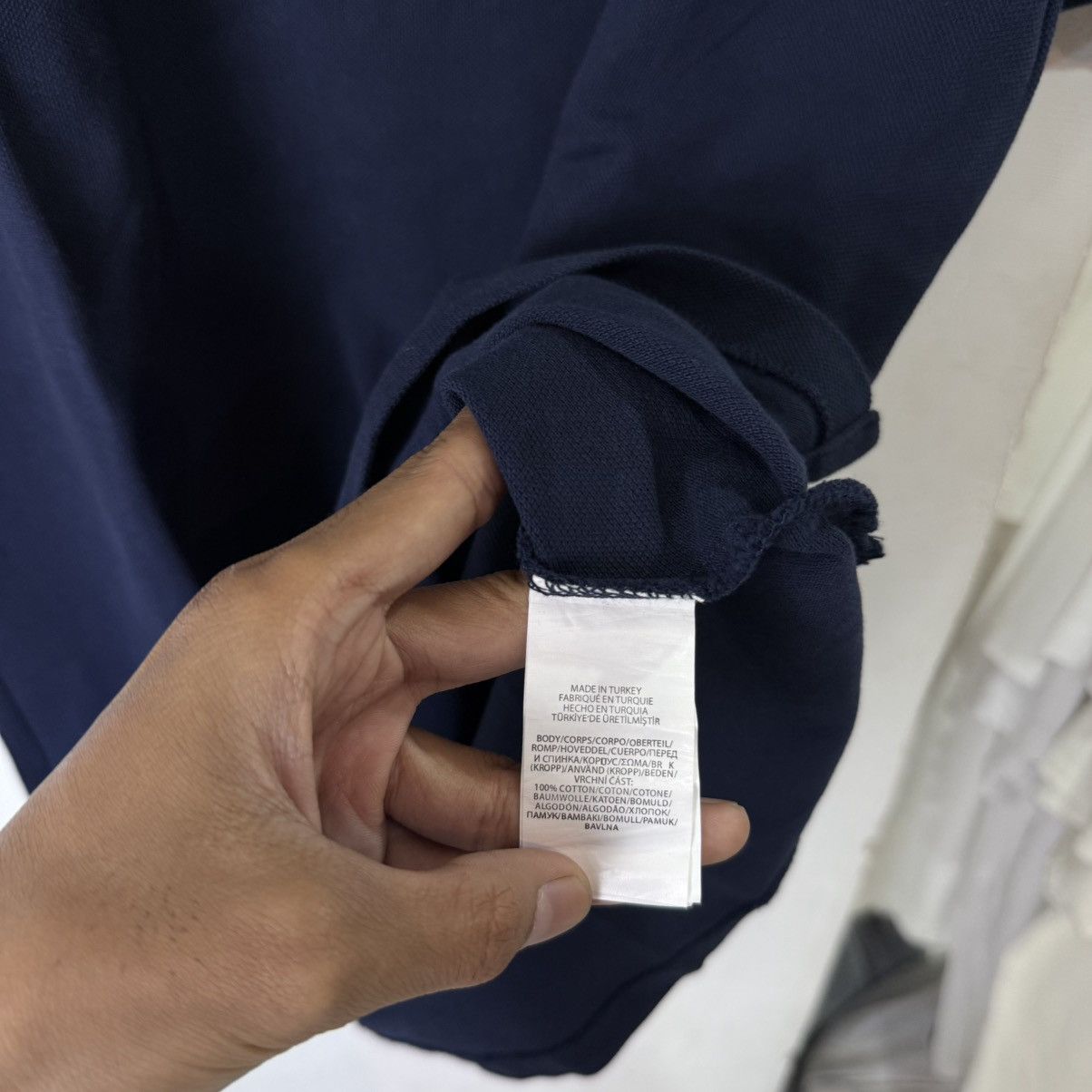 Polo Ralph Lauren Polo ralph lauren navy poloshirt Size US L / EU 52-54 / 3 - 6 Thumbnail