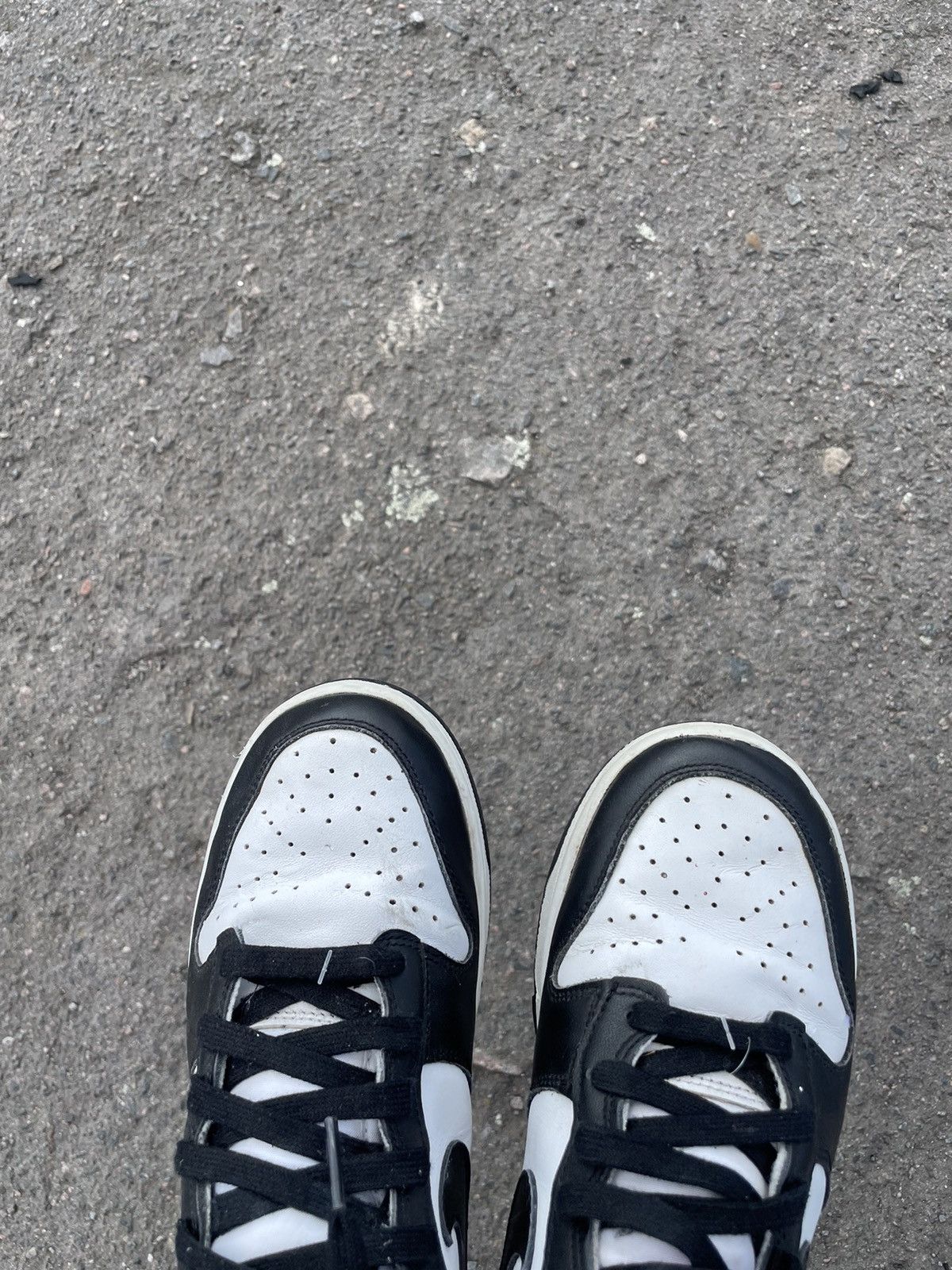 Nike Nike dunk panda hi Size US 7.5 / EU 40-41 - 3 Thumbnail