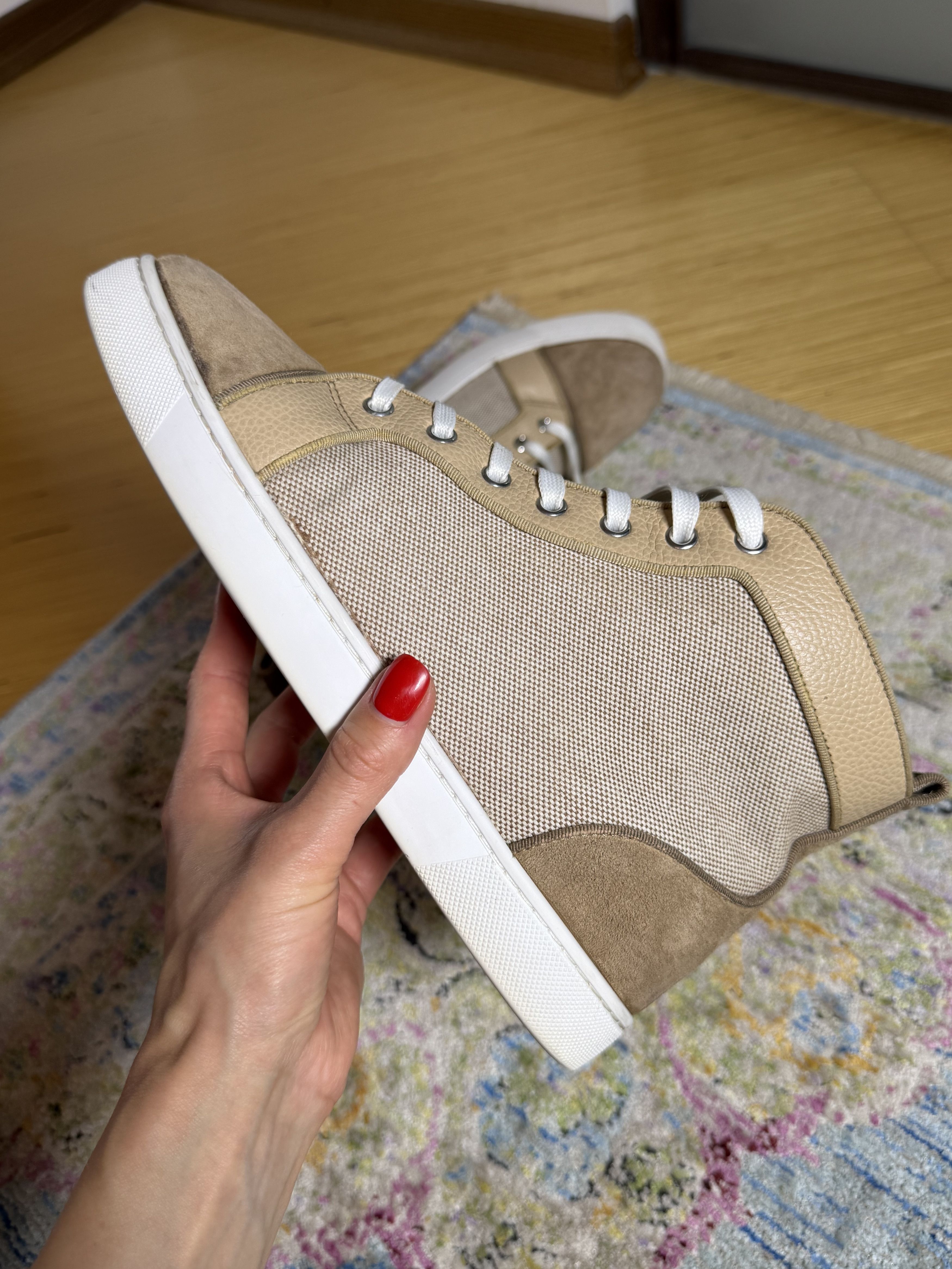 Christian Louboutin Christian Louboutin Louis Orlato Beige Sneakers Size US 9 / EU 42 - 6 Thumbnail