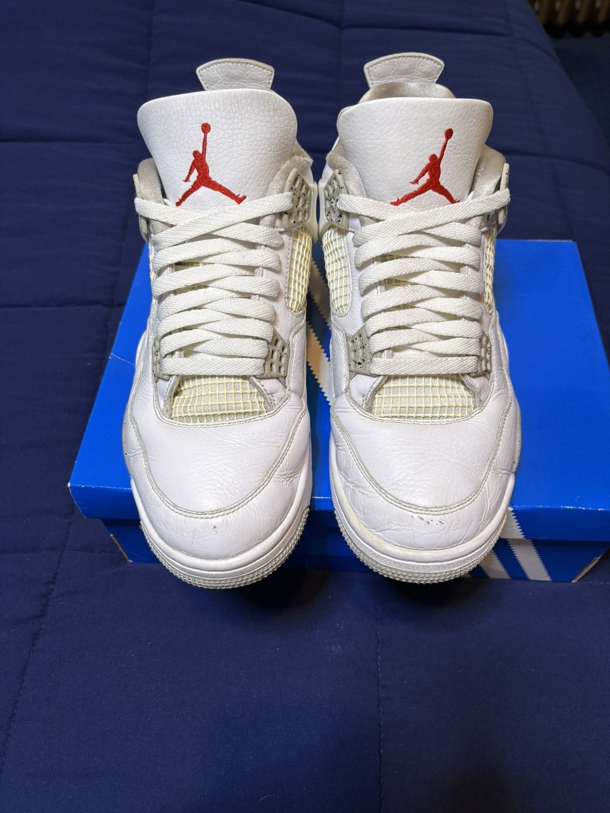 Jordan Brand Jordan 4 Retro White Oreo 2021 Size 10 Size US 10 / EU 43 - 2 Thumbnail