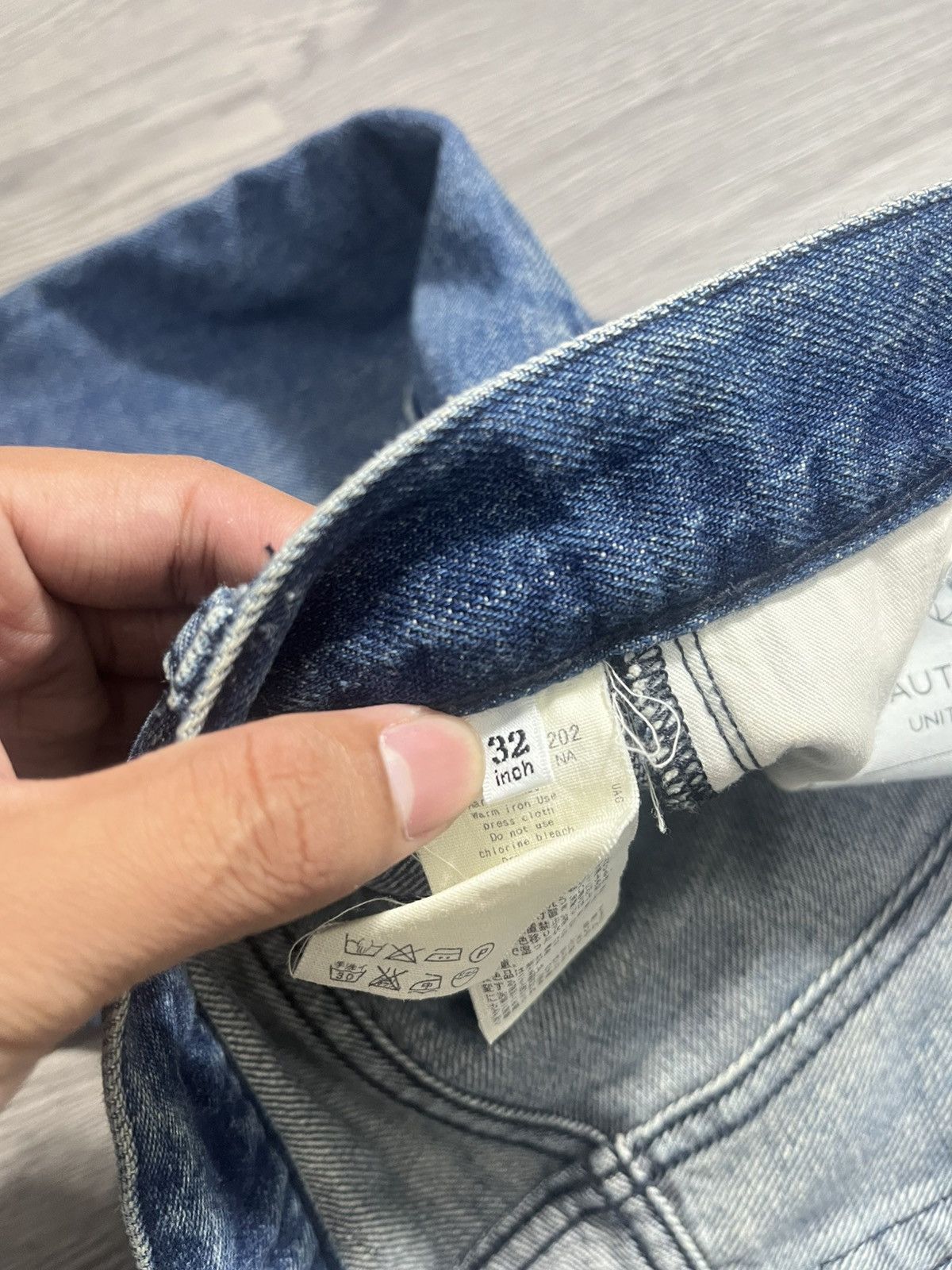 Japanese Brand 🇯🇵 Distressed Beauty & Youth United Arrows Selvedge Jeans Size US 32 / EU 48 - 13 Thumbnail