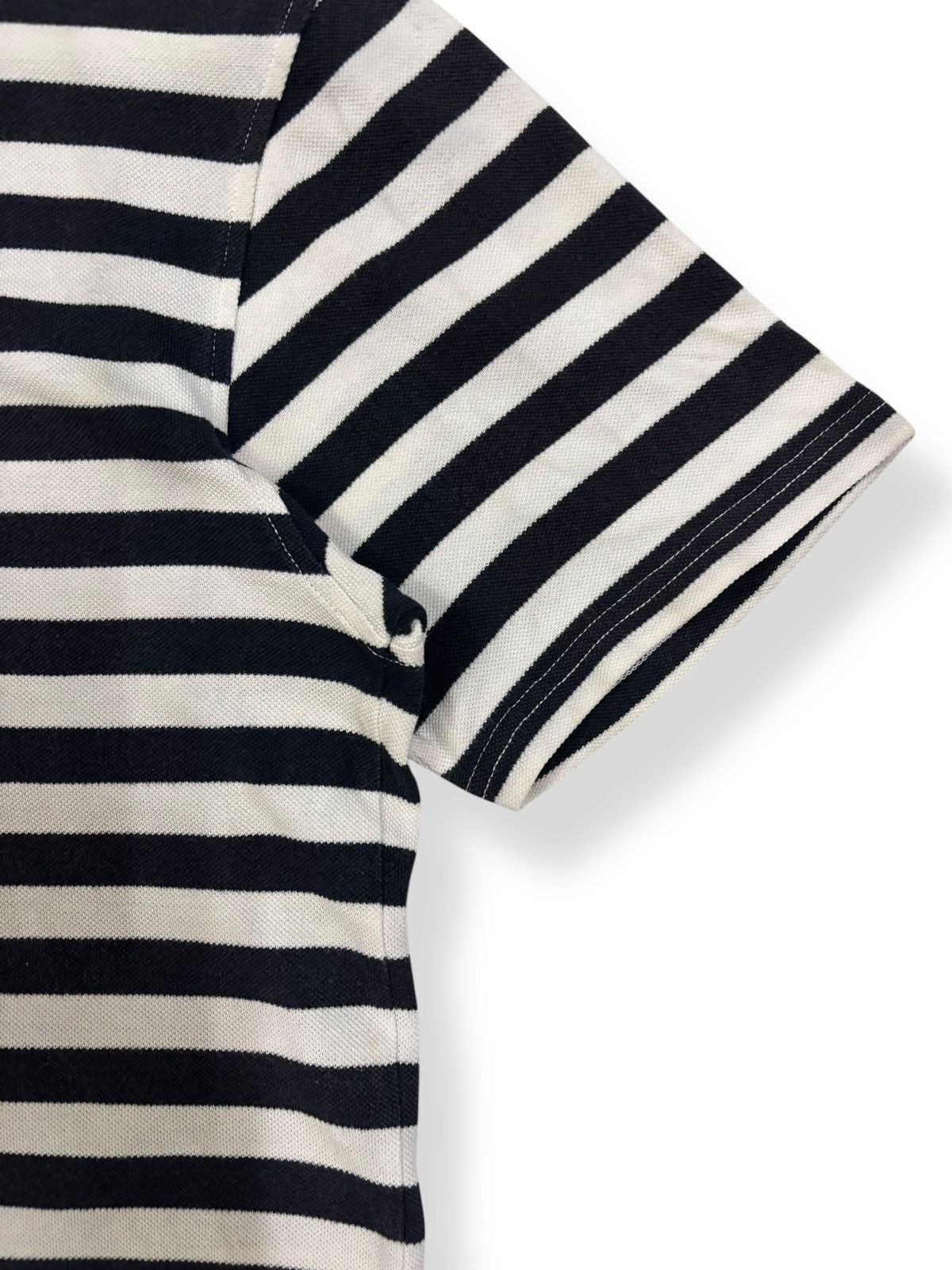 Burberry Vintage Burberry London Small Logo Striped Polo Shirt Size US M / EU 48-50 / 2 - 9 Thumbnail
