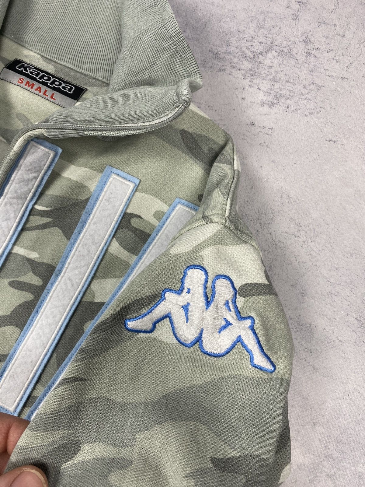 Kappa Kappa Italia Italy Track Jacket Full Zip Camo Overprint Size US S / EU 44-46 / 1 - 9 Thumbnail