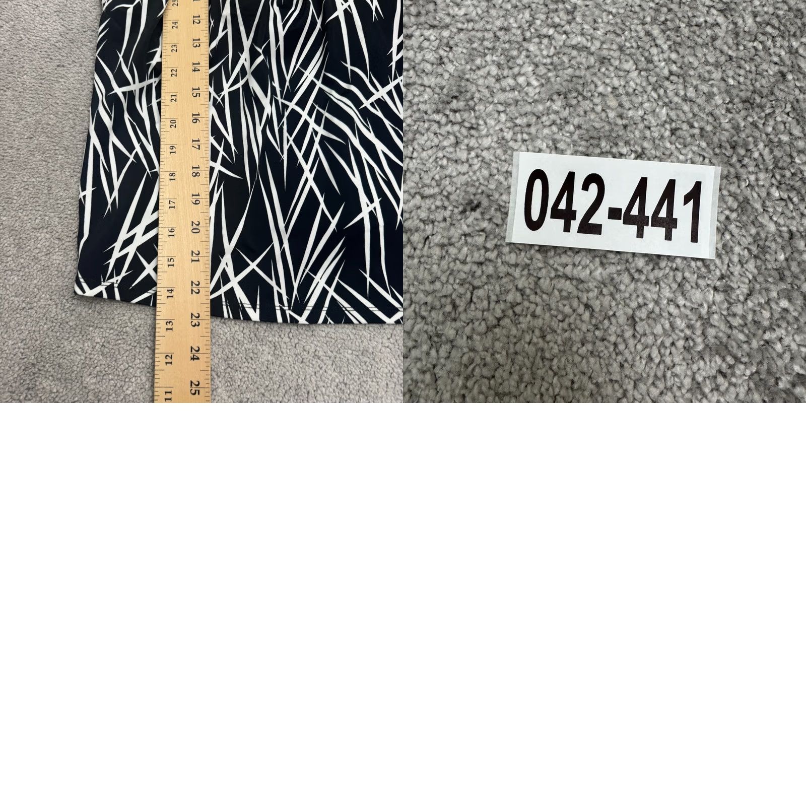 Vintage Topanga Swimwear Tankini Top Womens 18W Black White Slimmer Padded NWT By THE Size XXL / US 16-18 / IT 52-54 - 9 Thumbnail