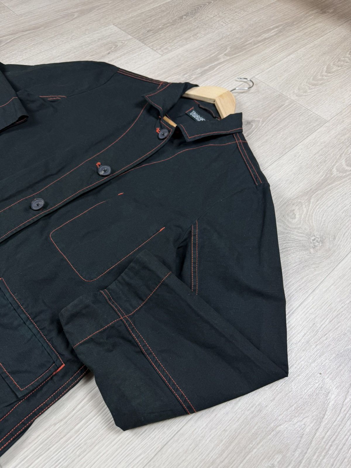 Other Toast Jacket Womens Black Cotton Lightweight Button Front Size M / US 6-8 / IT 42-44 - 4 Thumbnail