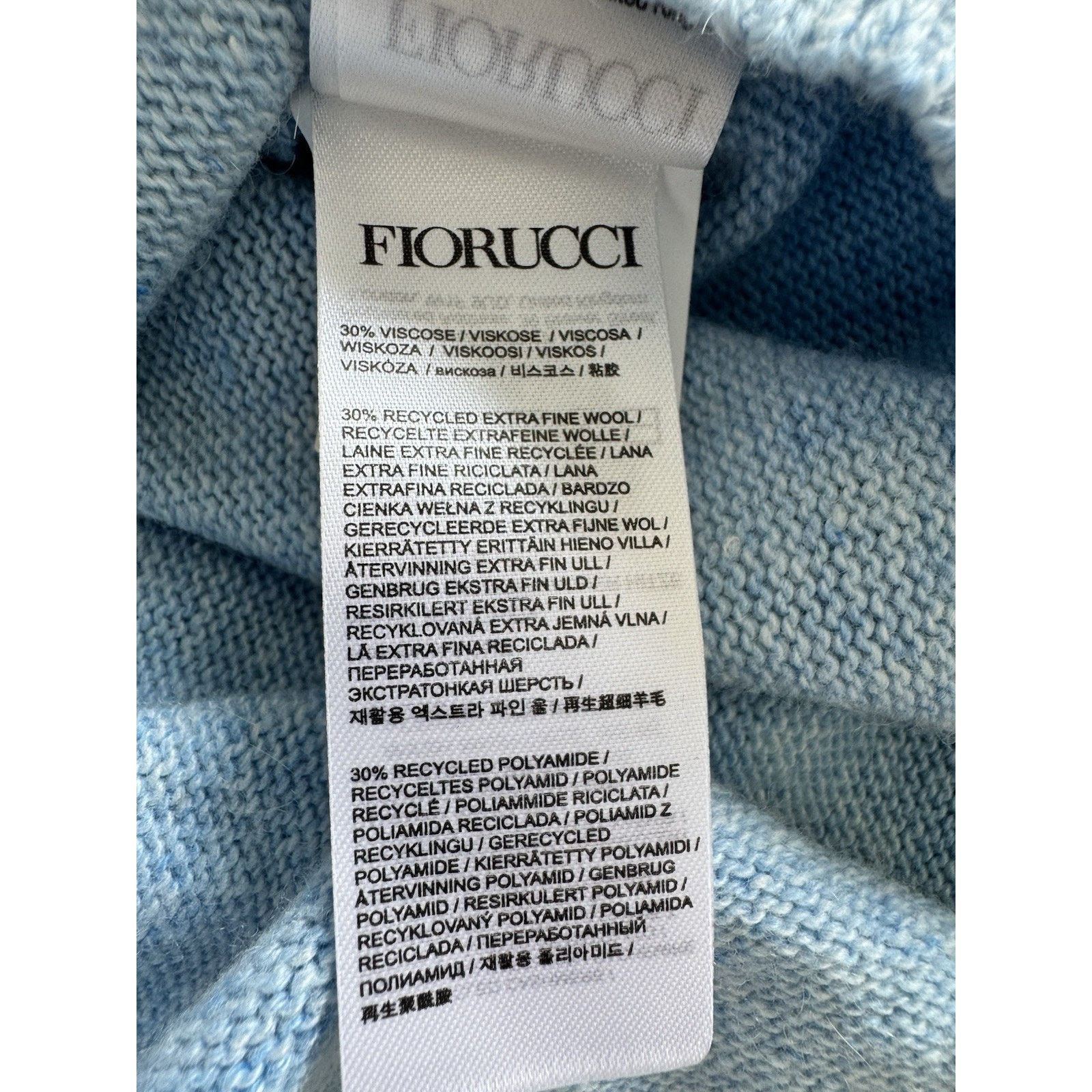 Fiorucci Fiorucci Blue Milano Angels Knit Jumper XL Size XL / US 12-14 / IT 48-50 - 5 Thumbnail