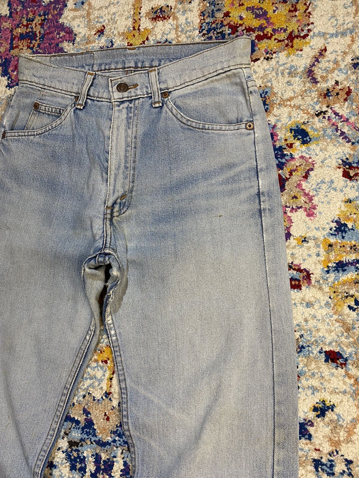 Levi's 80s Orange Tab Levi's non selvedge 347 Rindem Blue Jeans W32 Size US 32 / EU 48 - 9 Thumbnail