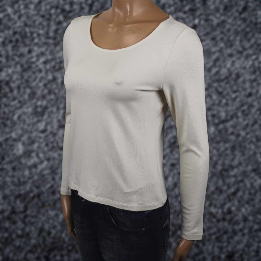 Ralph Lauren Ralph Lauren Petite Cream Knit Top Shirt NWT Size M / US 6-8 / IT 42-44 - 1 Preview