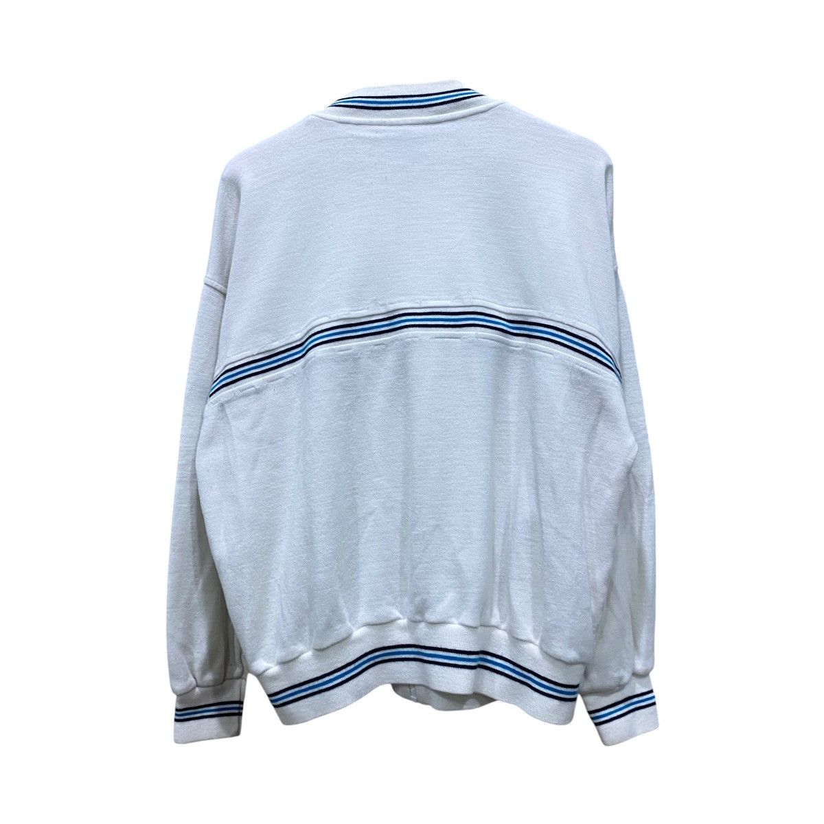 Christian Dior Monsieur Vintage Christian Dior Monsieur Striped Track Jacket White Size US XL / EU 56 / 4 - 2 Thumbnail