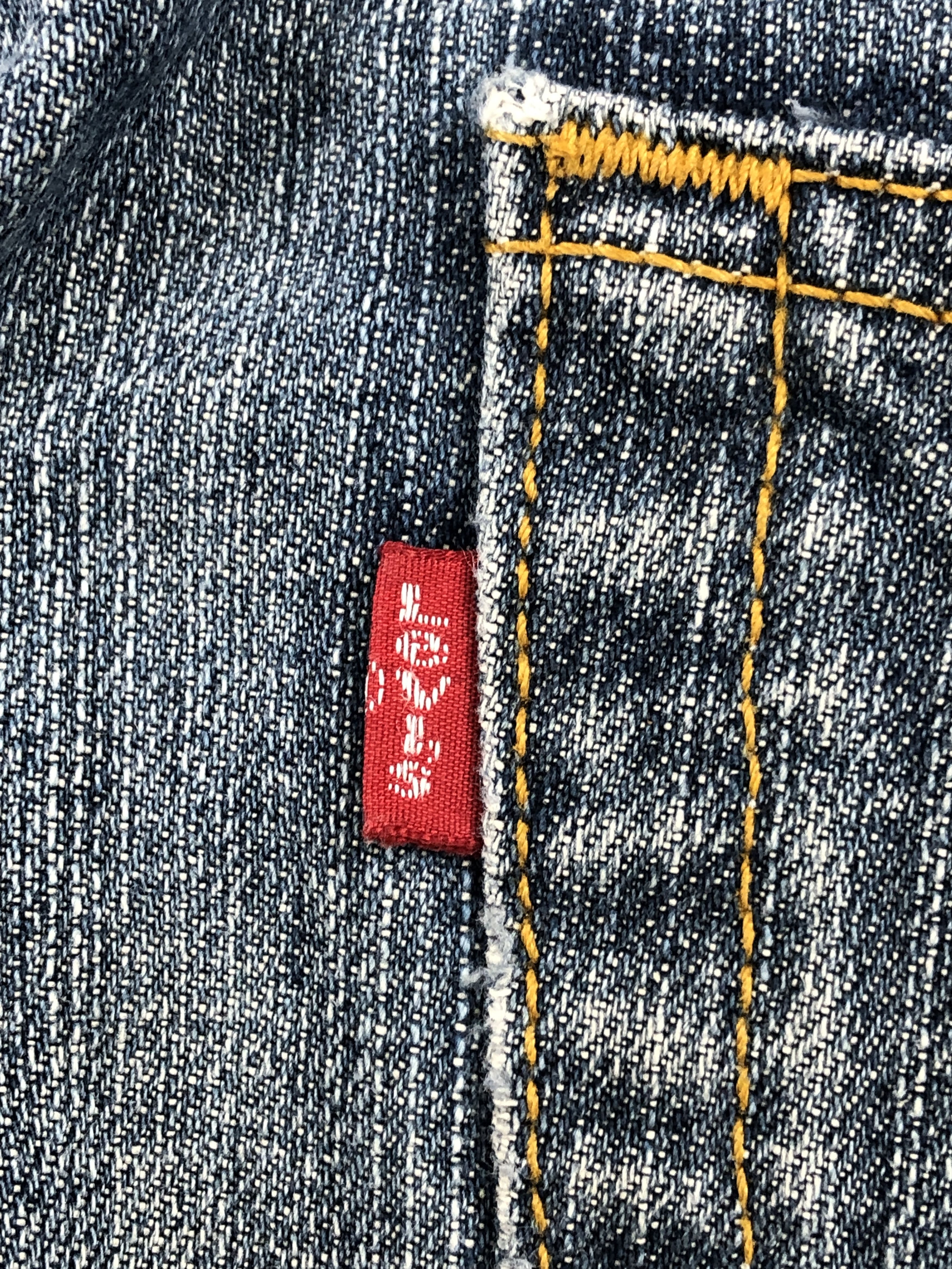 Levi's Vintage Levis 505 Patches Work Distressed Jeans DP2453 Size US 33 - 6 Thumbnail