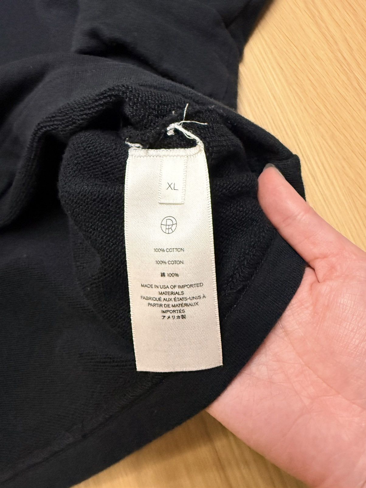 The Row The Row Thin Sweatshirt BLACK size XL Size US XL / EU 56 / 4 - 3 Thumbnail