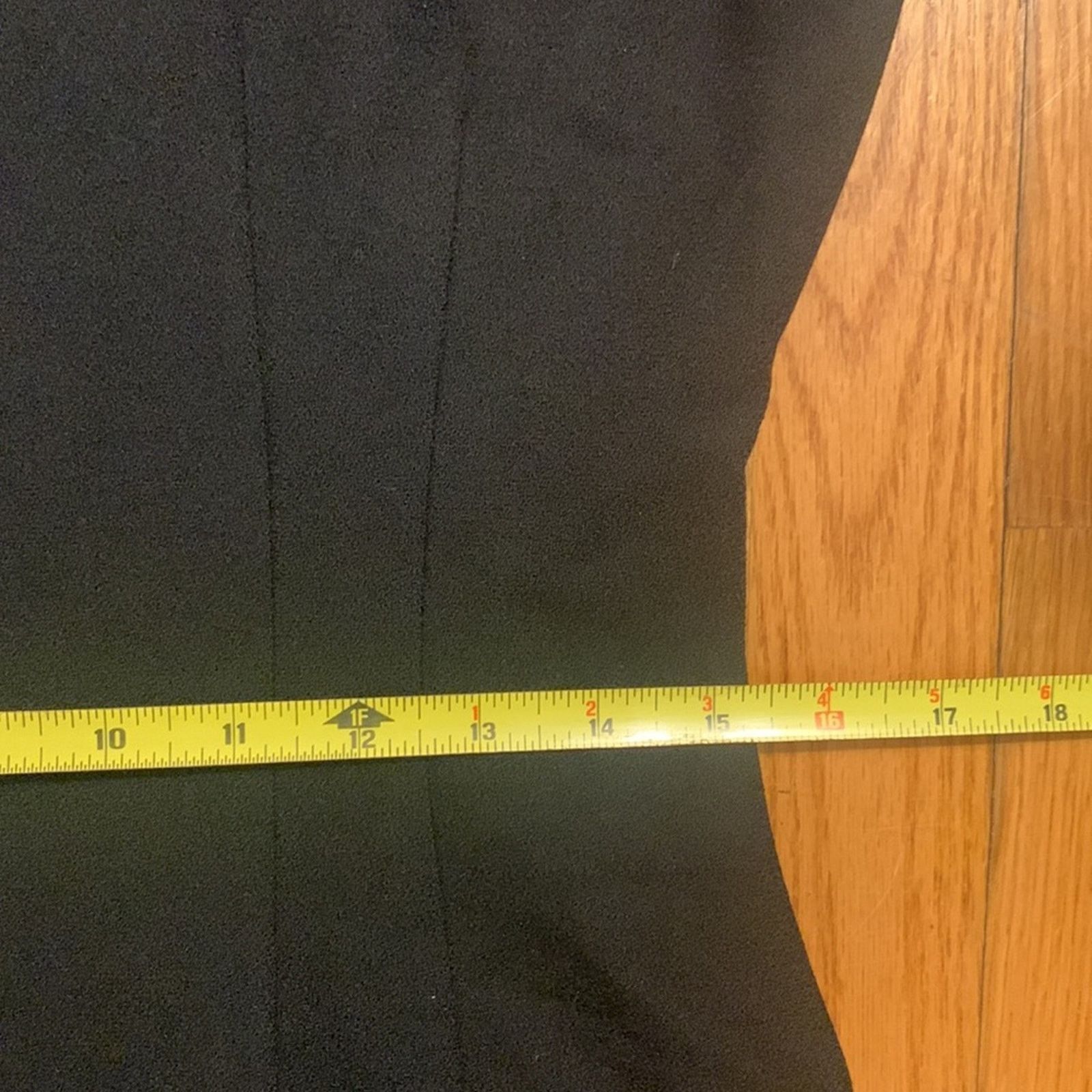 Vintage 80’s Oberon chic LBD black crepe cocktail dress Size L / US 10 / IT 46 - 12 Thumbnail