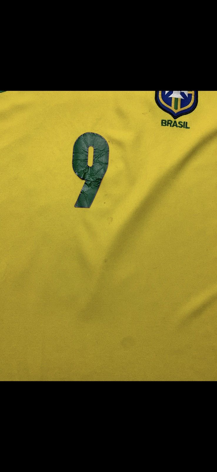 Vintage Vintage rare soccer tee Brazil logo 9 yellow Size US L / EU 52-54 / 3 - 4 Thumbnail