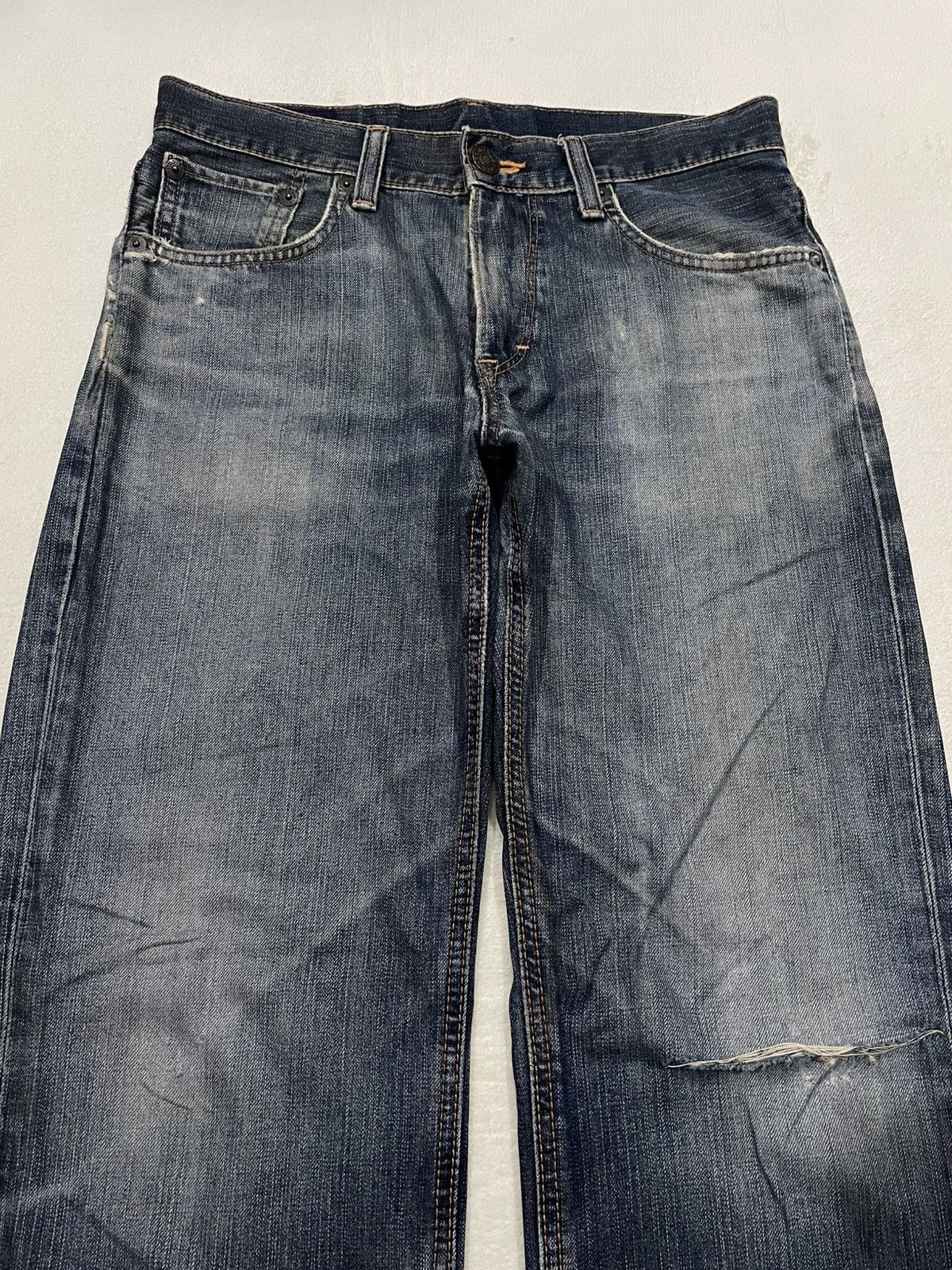 Edwin Vintage Edwin 503 Japanese Brand Distressed Mudwash Faded Size US 33 - 2 Thumbnail