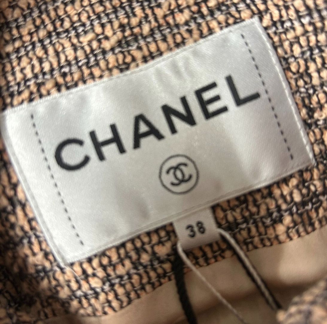 Chanel Chanel Pink denim jacket with tweed Size XS / US 0-2 / IT 36-38 - 7 Thumbnail