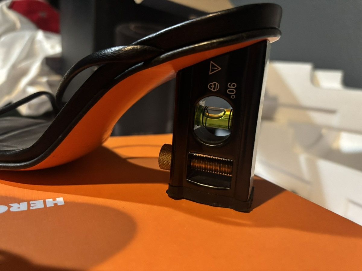 Heron Preston HERON PRESTON LEVEL-HEEL BLACK SANDALS SIZE 6.5 WOMEN 37 Size US 6.5 / IT 36.5 - 8 Thumbnail