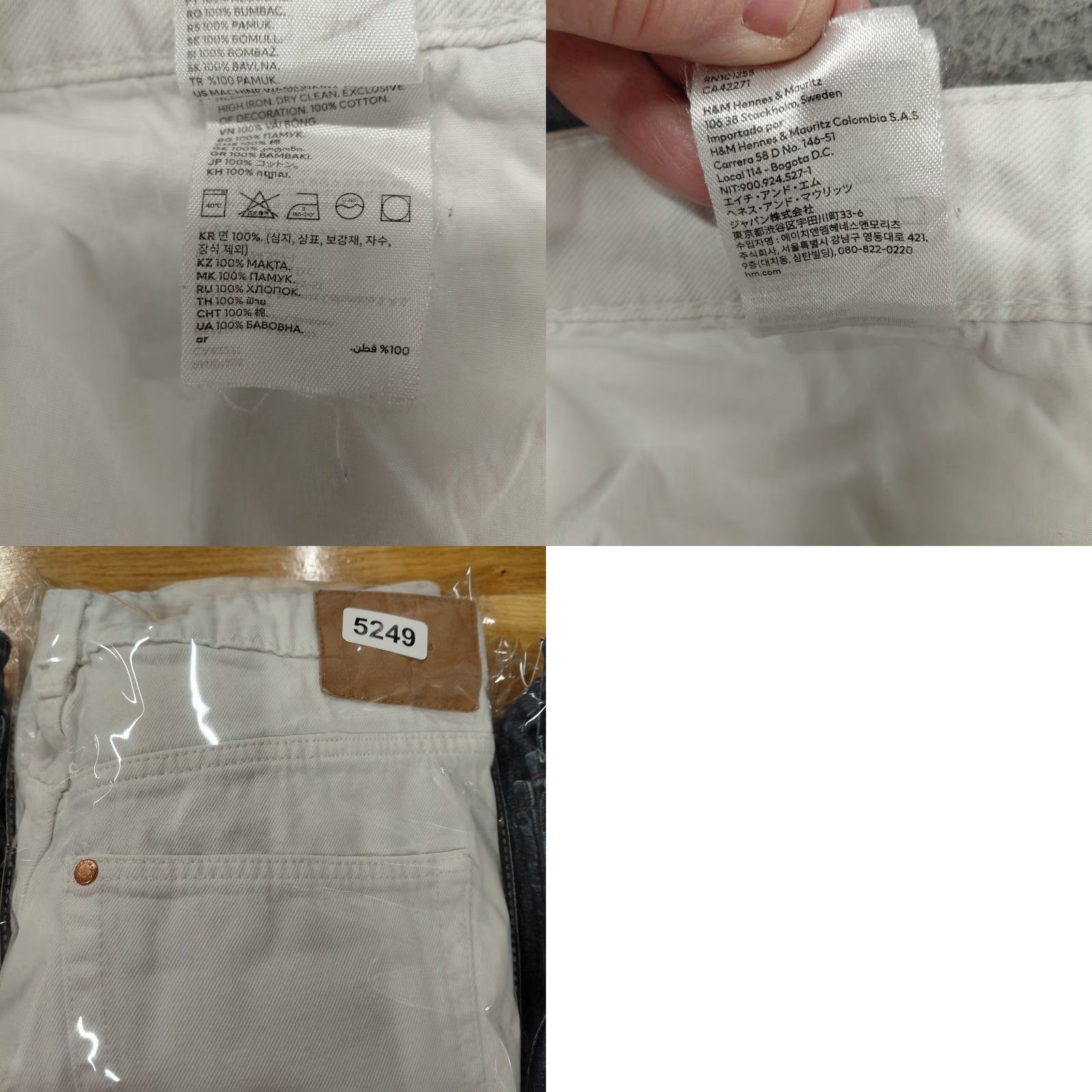 Levi's Levi's Denim Capri Jeans White 90s Baggy Capris 34 x 25.5 Womens Size 14 Casual Shaping Skinny 311 Regular Waist 29 Inseam 22 Inseam Size 27" / US 4 / IT 40 - 9 Thumbnail
