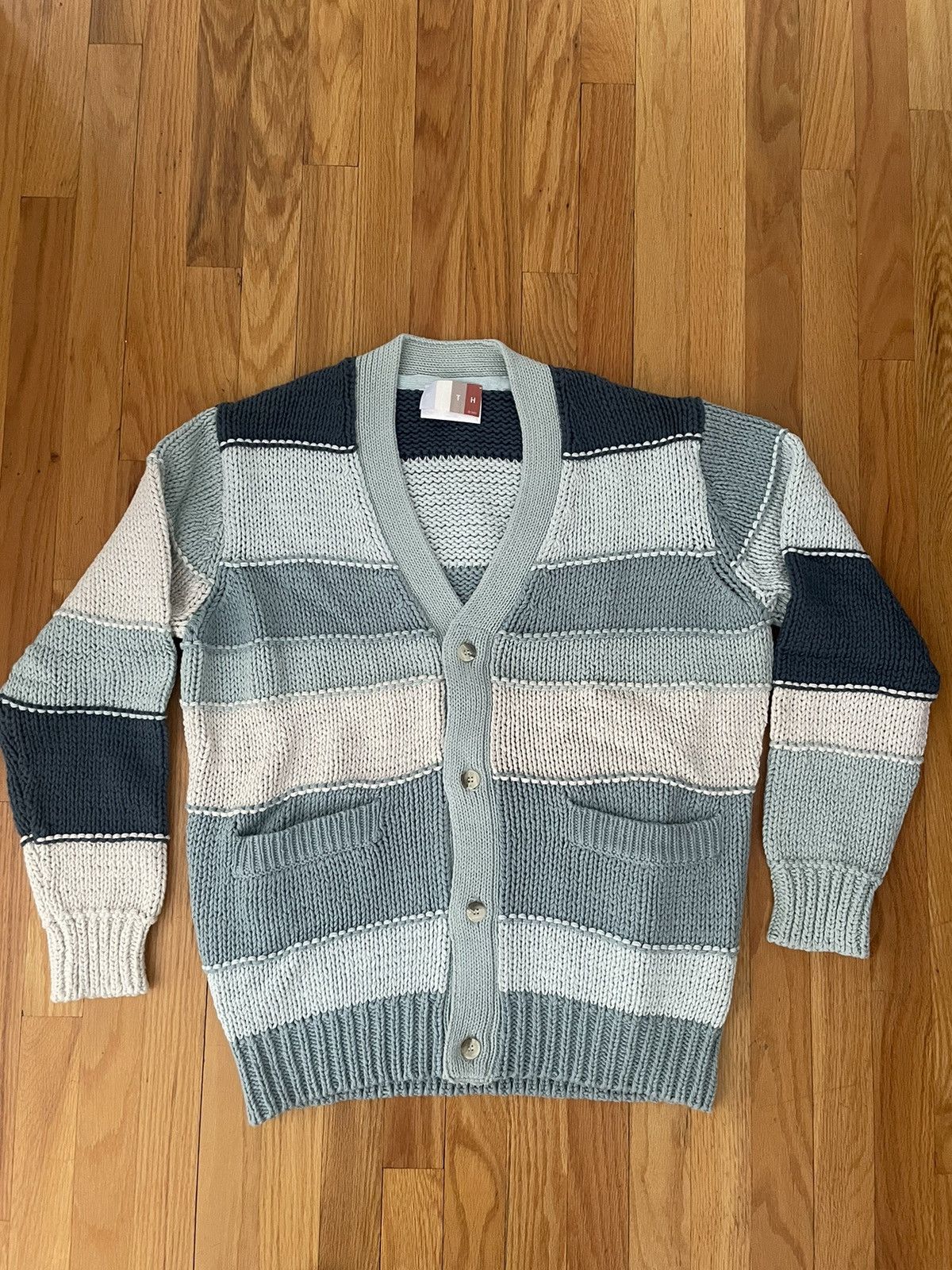 Kith Kith Weirfield Cardigan Anchor Blue Knit Cardigan Large | Grailed