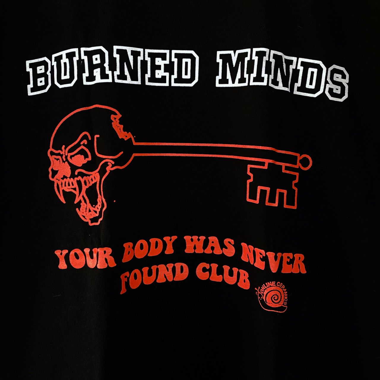 Online Ceramics ONLINE CERAMICS BURNED MINDS TEE Size US XL / EU 56 / 4 - 2 Thumbnail