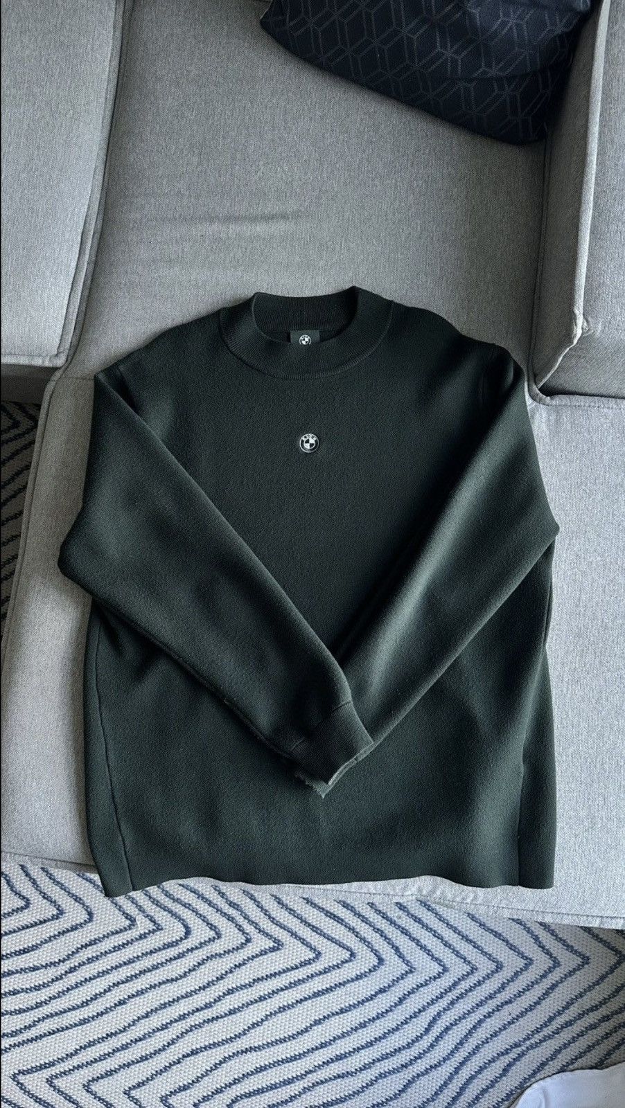BMW × Kith Kith x BMW Long Sleeve Mock Neck Sweater Size US XL / EU 56 / 4 - 2 Thumbnail